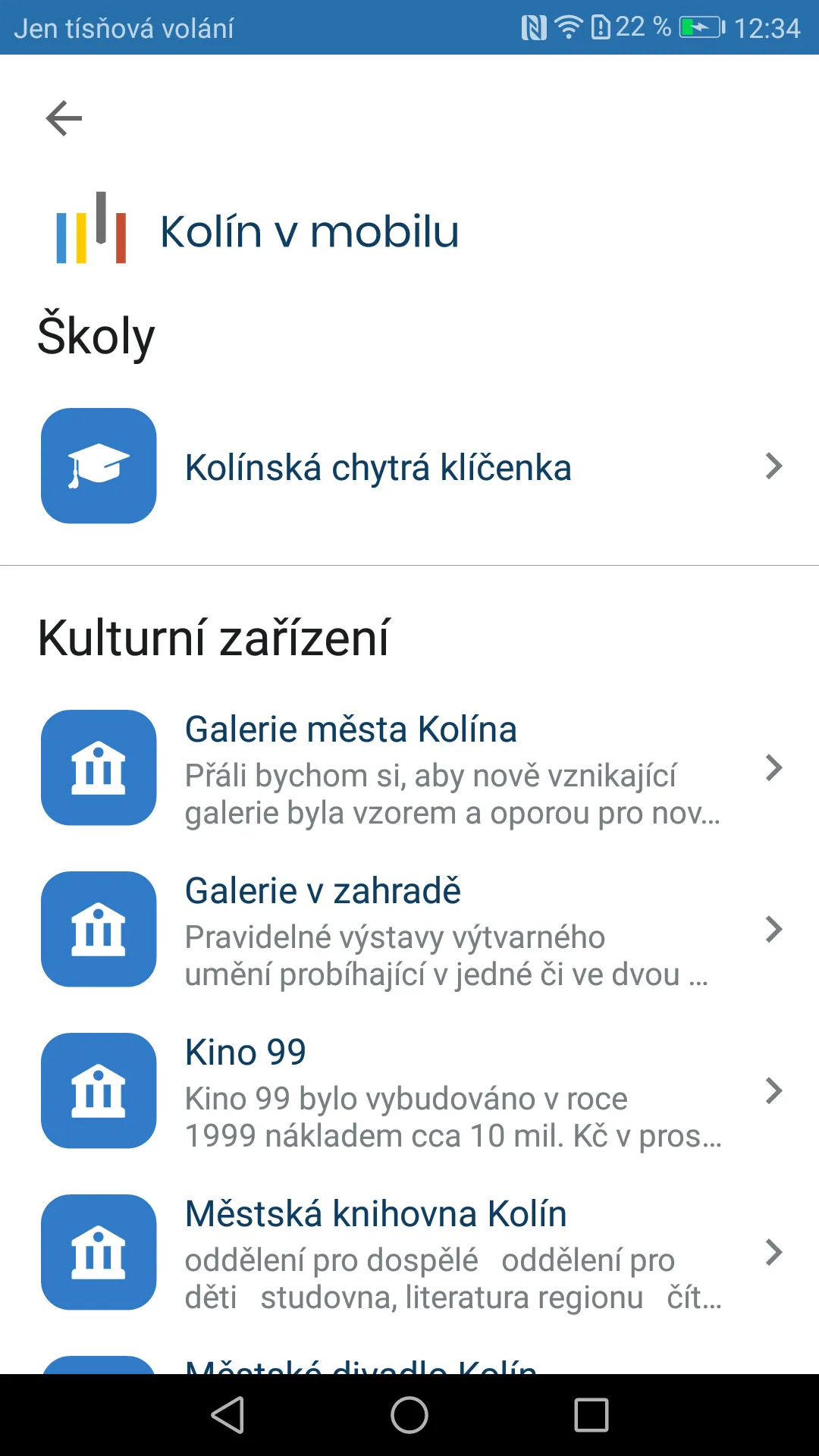 Kolín v mobilu | Indus Appstore | Screenshot