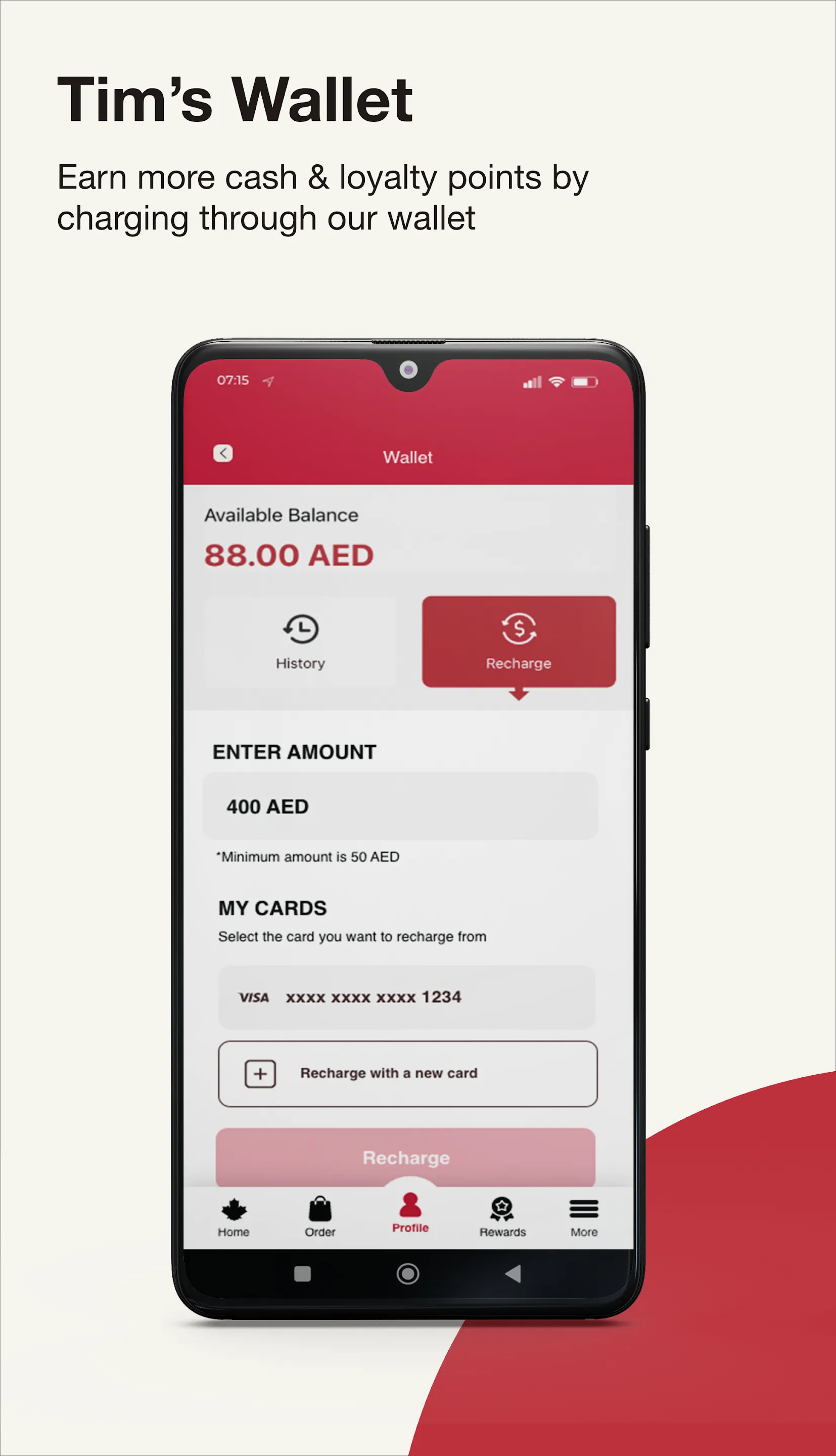 Tim Hortons Middle East | Indus Appstore | Screenshot