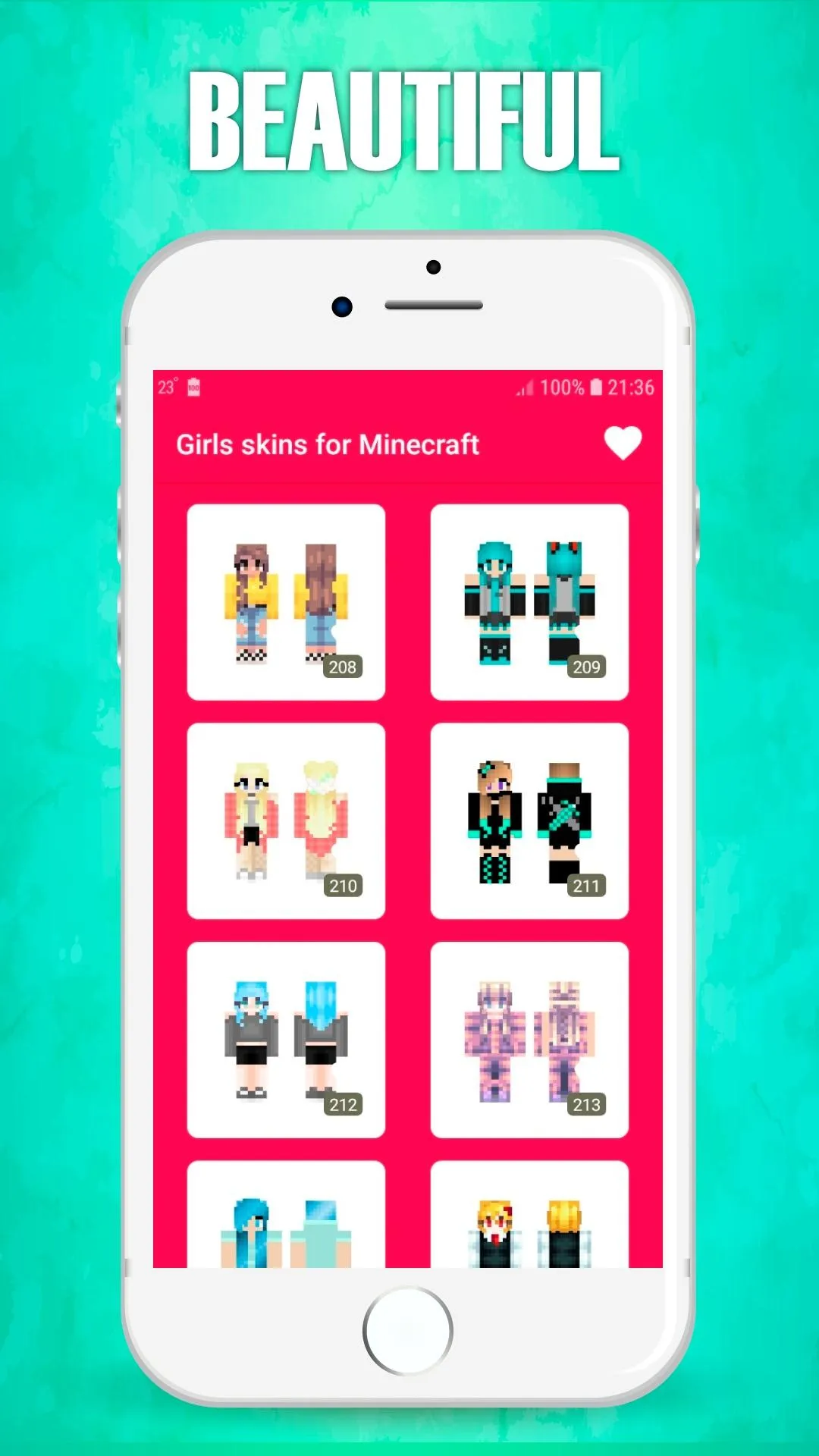 Girls Skins for Minecraft | Indus Appstore | Screenshot