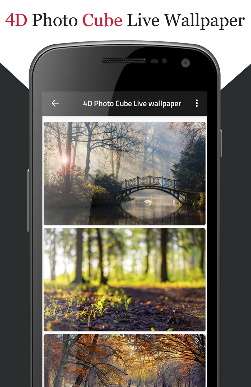 4D Photo Cube Live Wallpaper | Indus Appstore | Screenshot