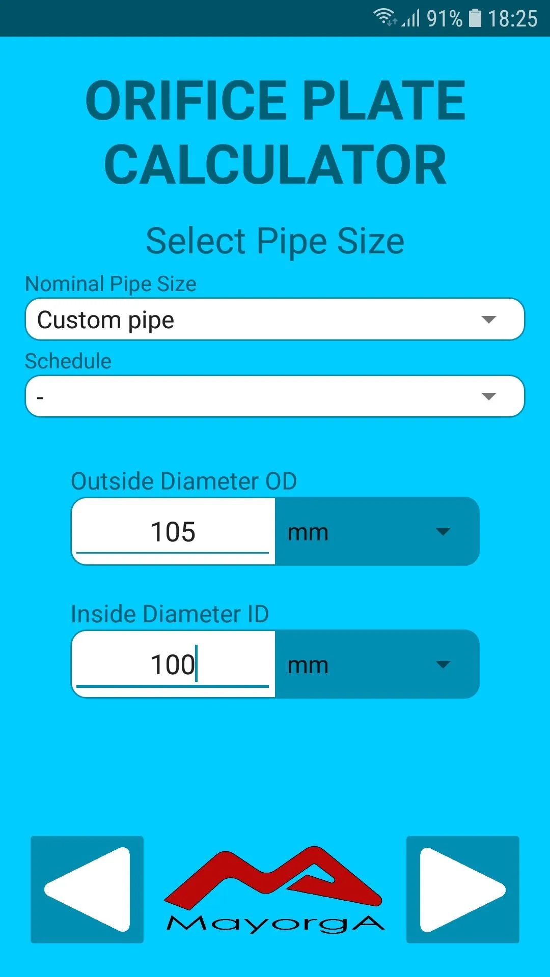 Orifice Plate Calculator | Indus Appstore | Screenshot