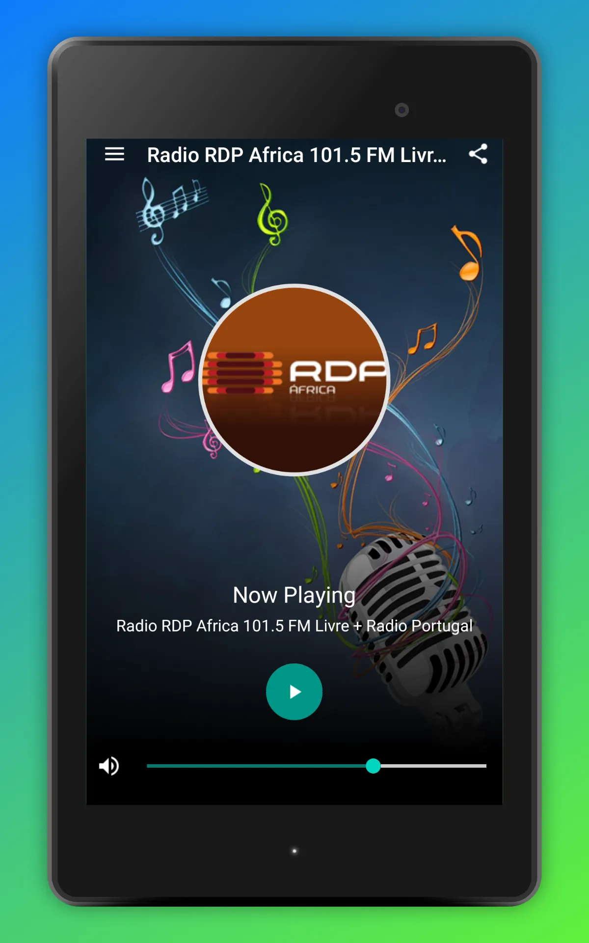 Radio RDP Africa 101.5 FM App | Indus Appstore | Screenshot