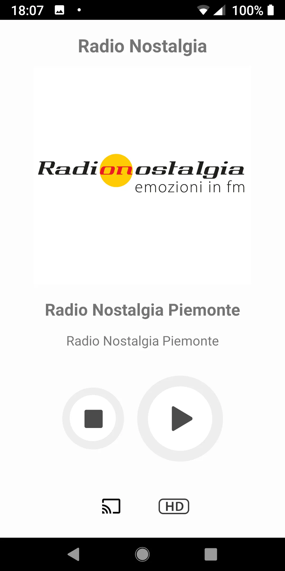 Radio Nostalgia Piemonte | Indus Appstore | Screenshot