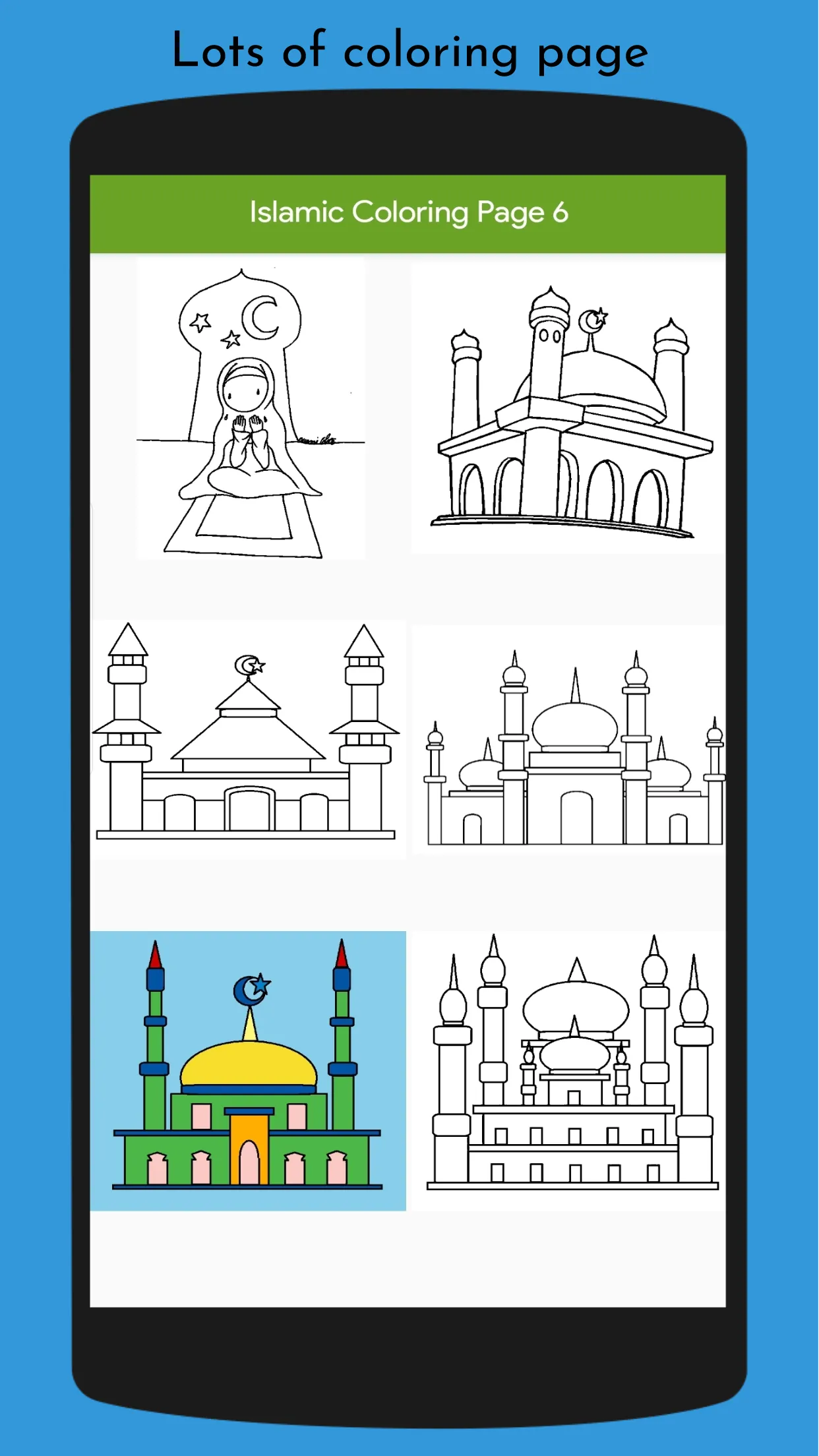 Islamic Mosque Coloring Book | Indus Appstore | Screenshot