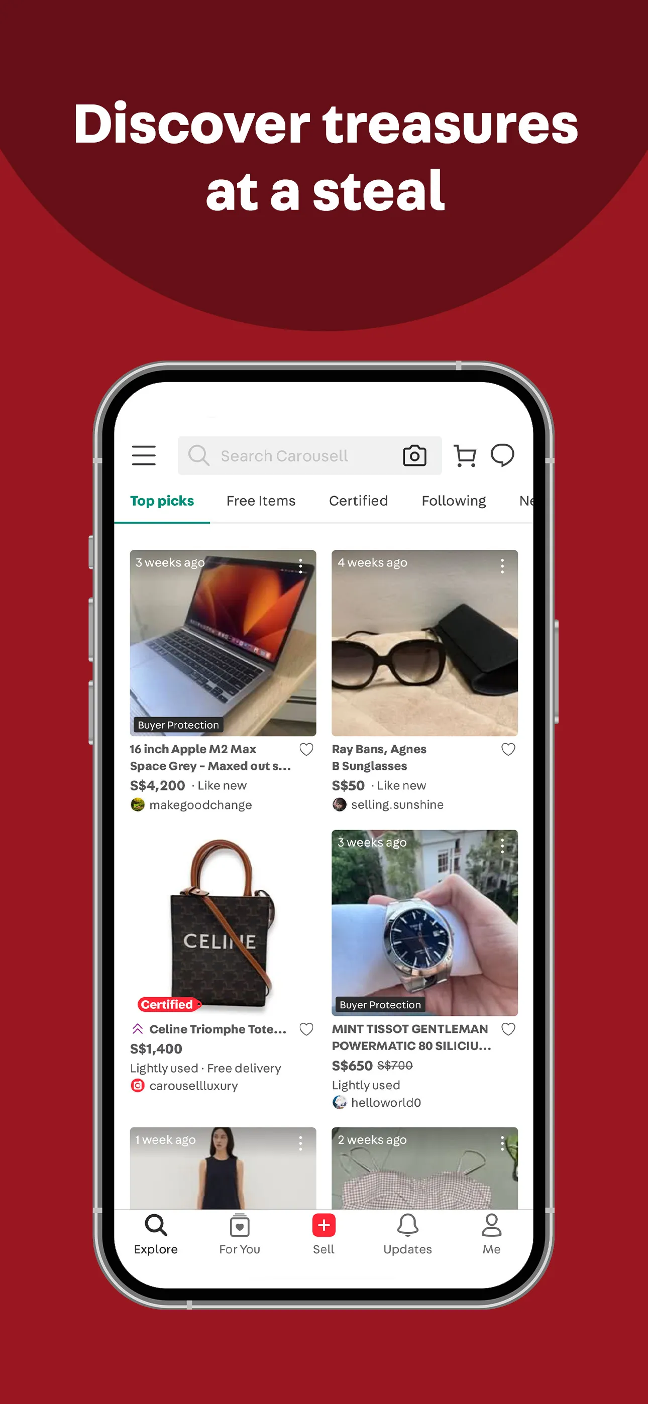 Carousell: Sell and Buy | Indus Appstore | Screenshot