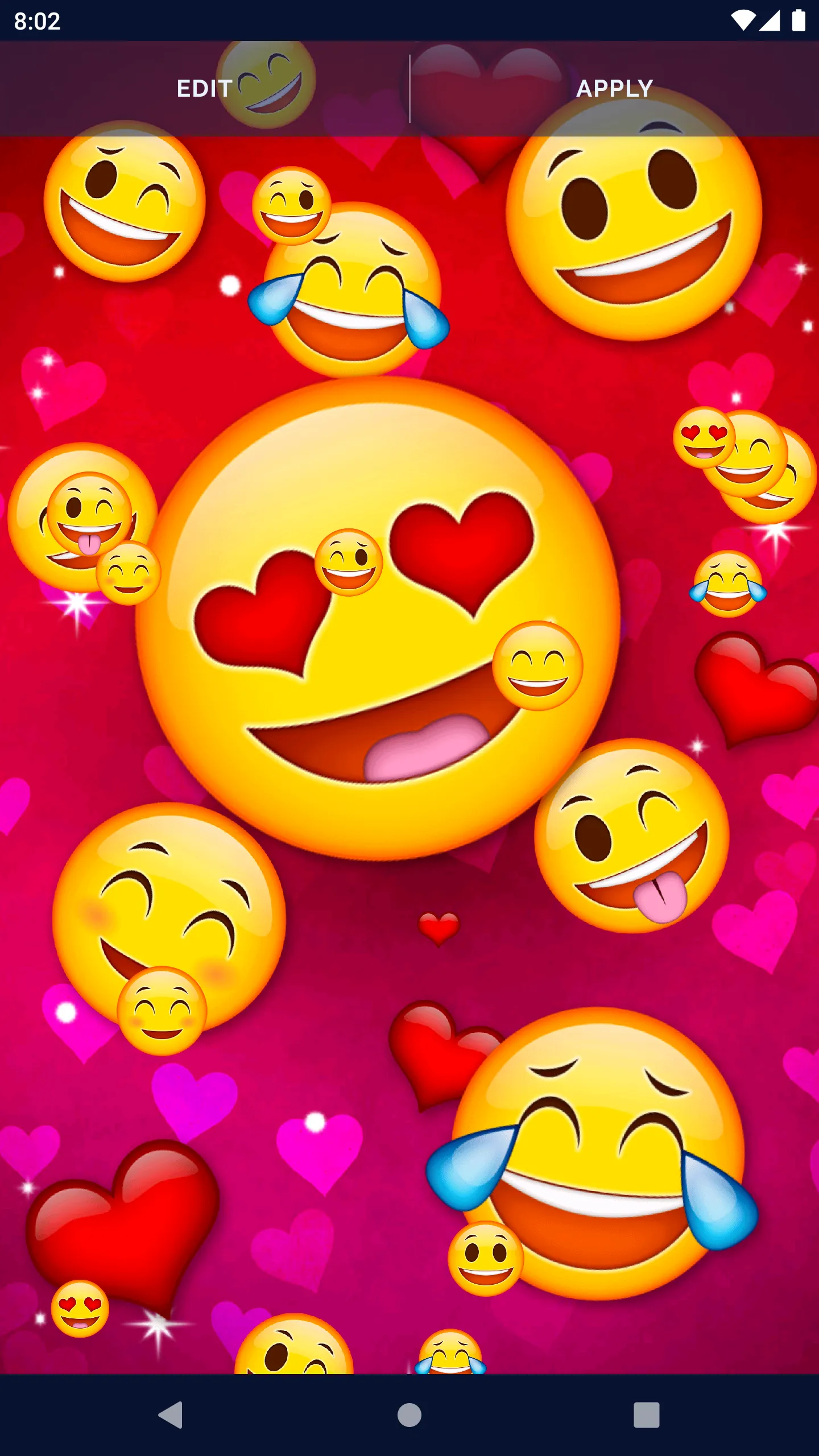 Emoji Wink Live Wallpaper | Indus Appstore | Screenshot