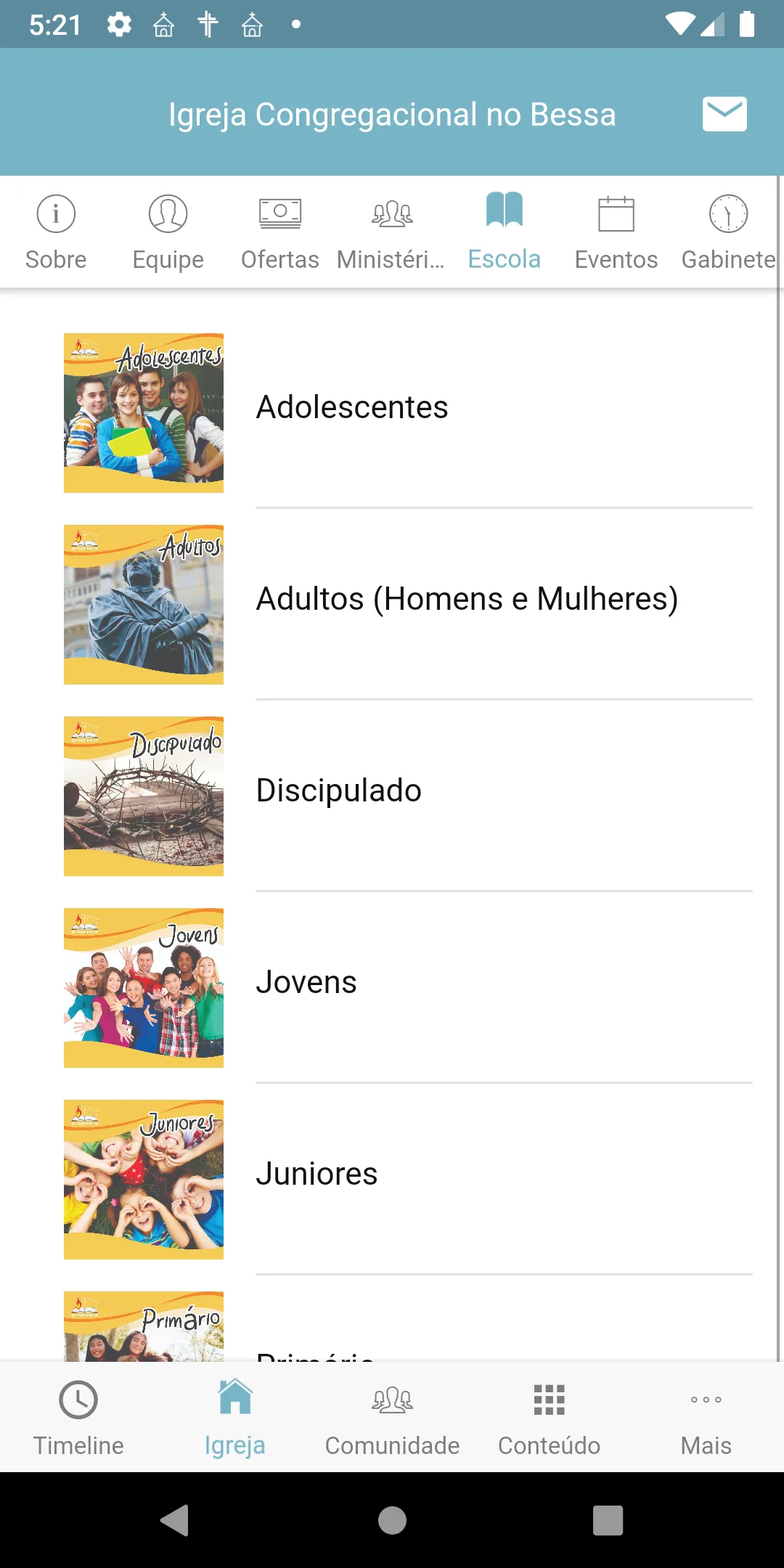 Igreja Congregacional no Bessa | Indus Appstore | Screenshot