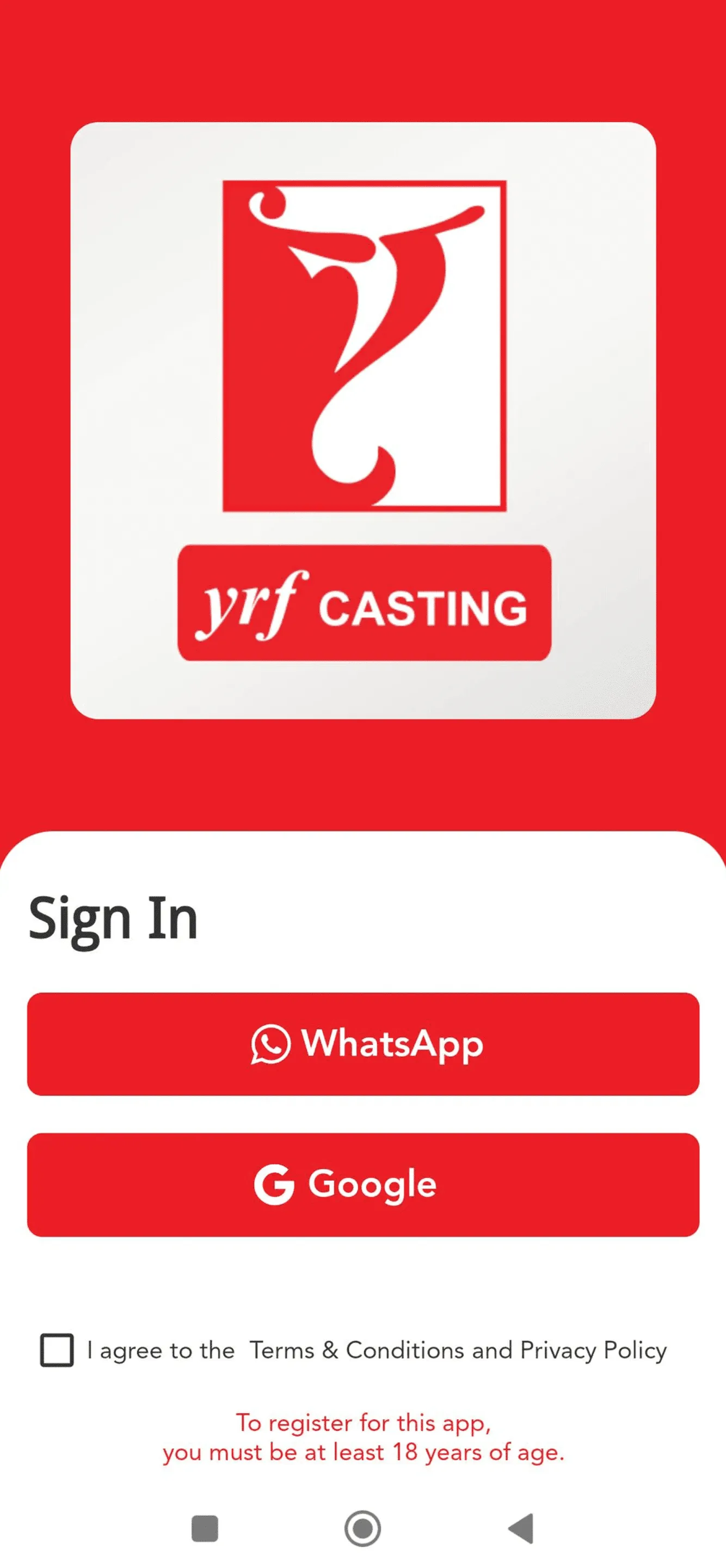 YRF Casting | Indus Appstore | Screenshot