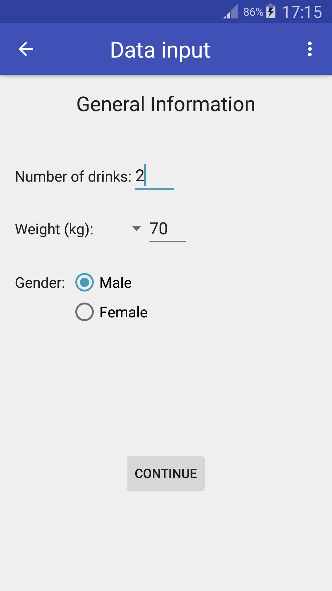 Alcohol Calculator | Indus Appstore | Screenshot