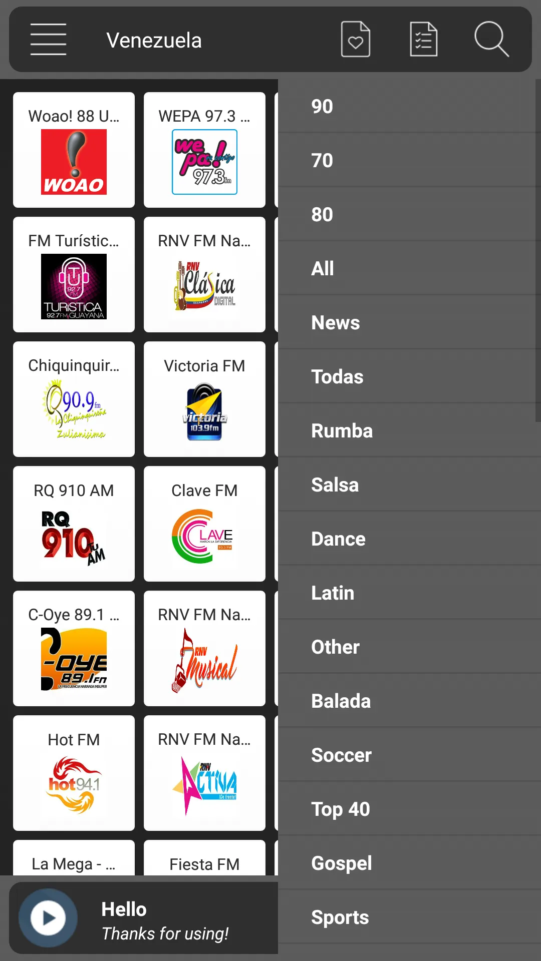 Venezuela Radio - FM AM | Indus Appstore | Screenshot