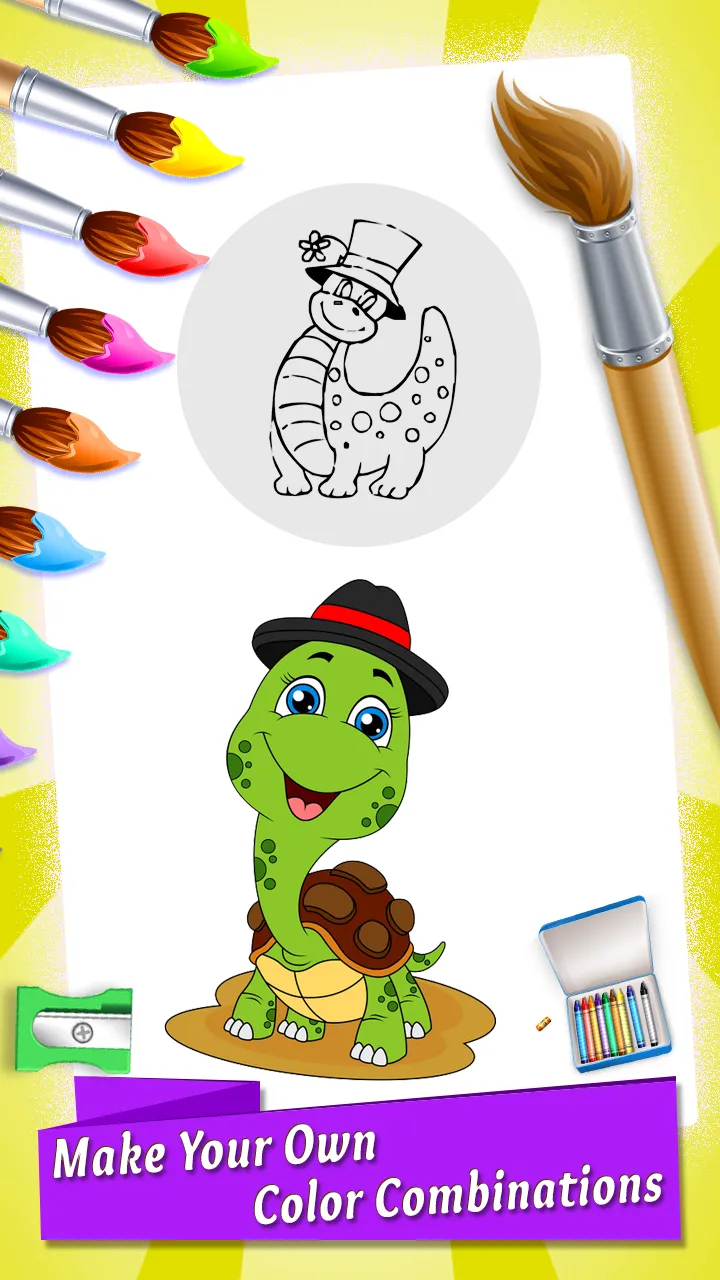 Dinosaurs Coloring Book | Indus Appstore | Screenshot