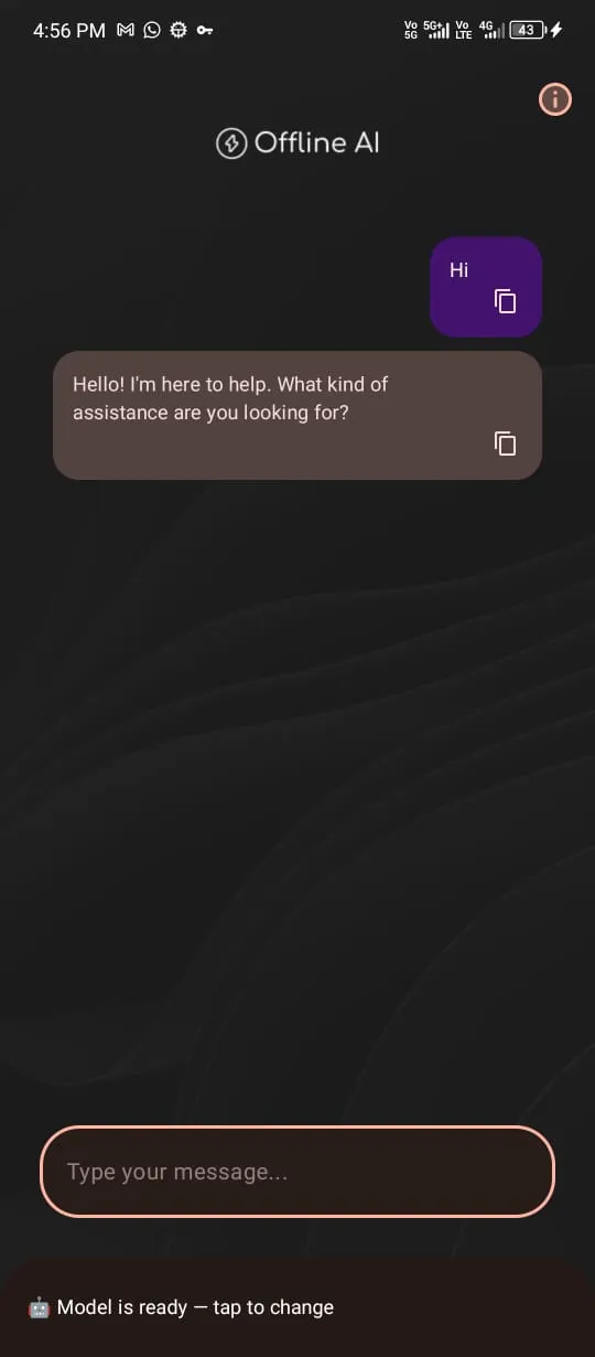 Offline AI:Local Assistant | Indus Appstore | Screenshot