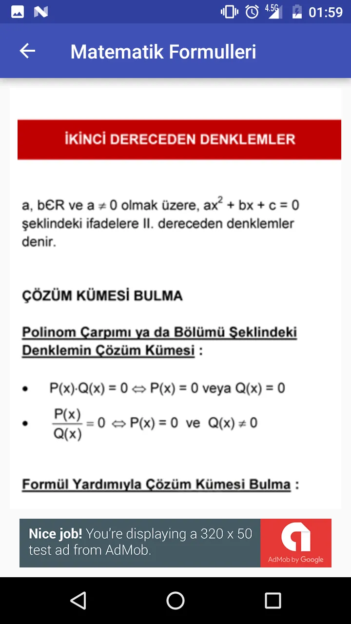 Matematik Ders Notları | Indus Appstore | Screenshot