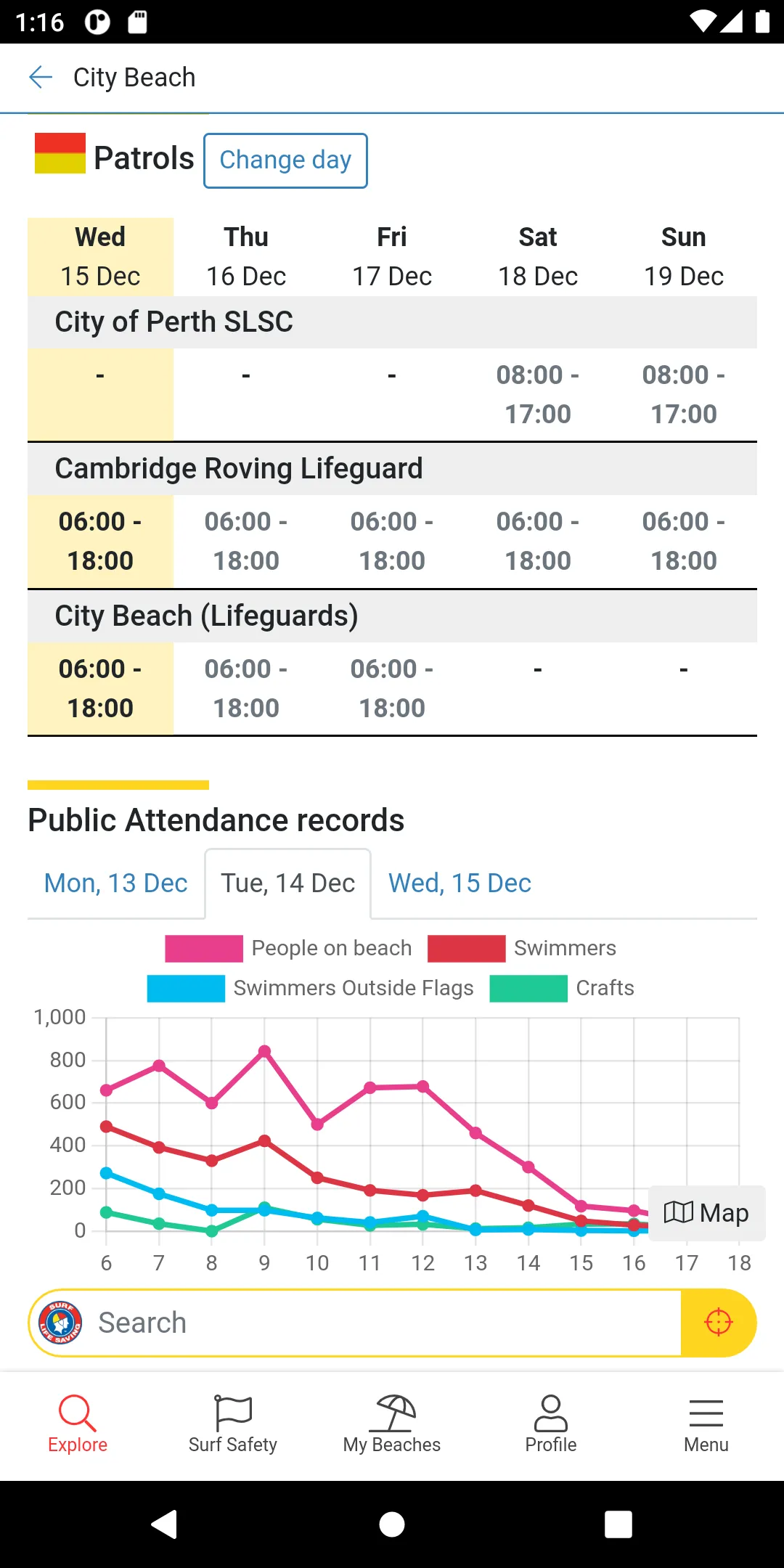 Beachsafe | Indus Appstore | Screenshot