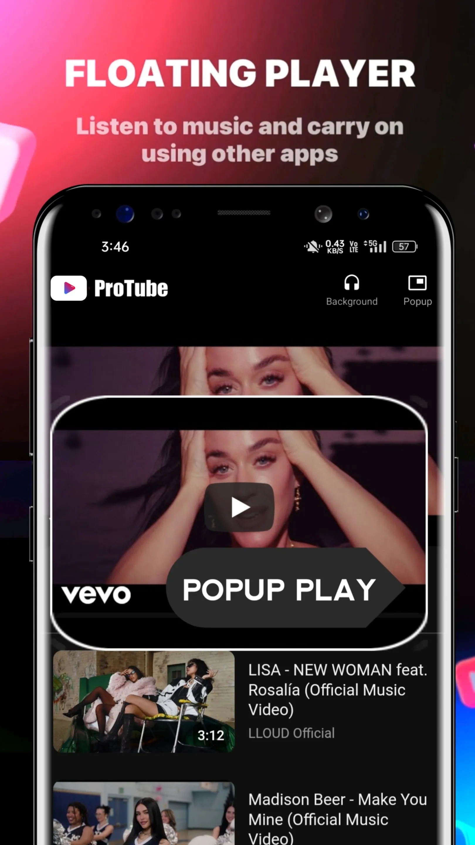 ProTube: Music YTB, MP3 Player | Indus Appstore | Screenshot