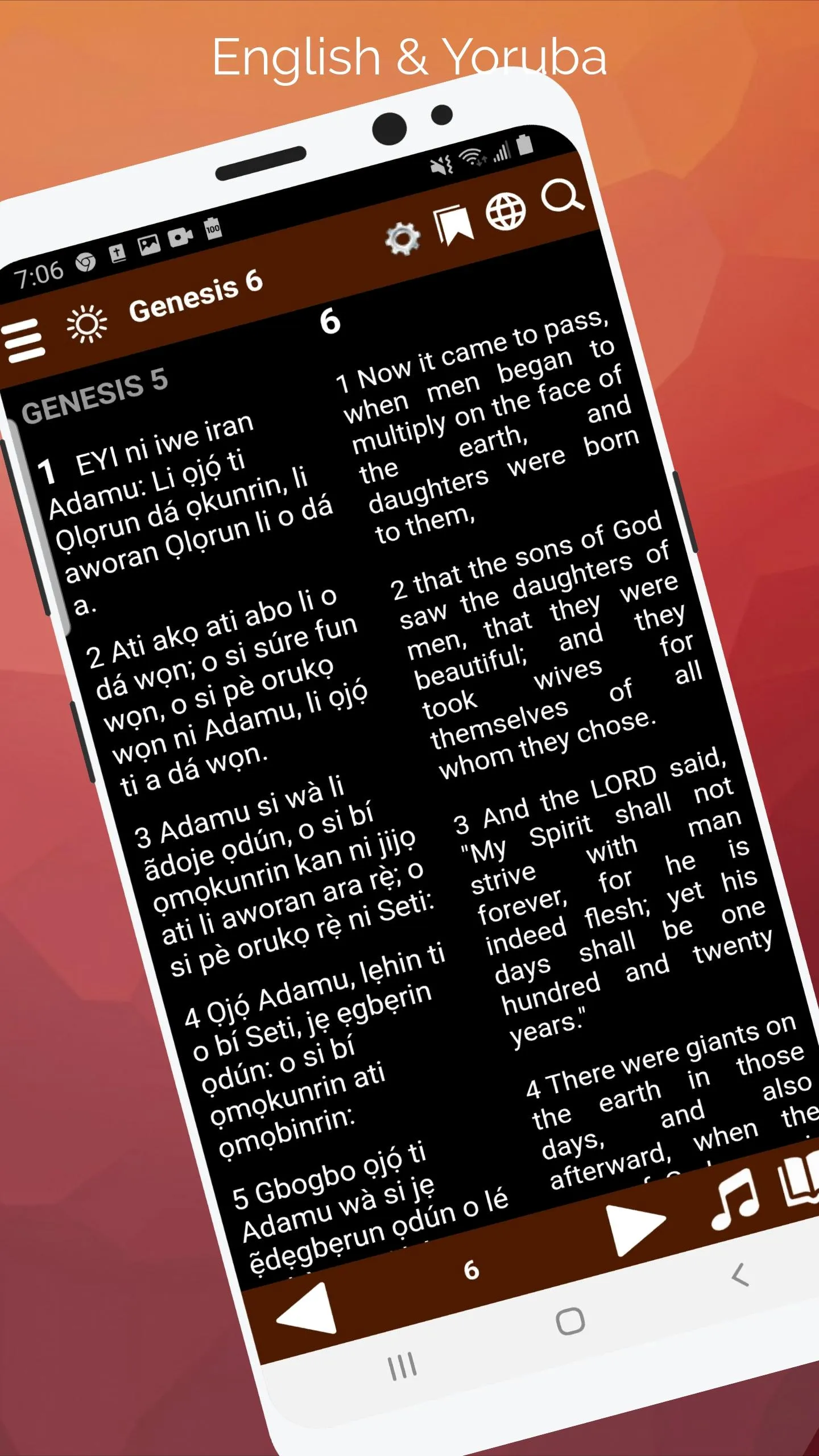 Yoruba Bible: + Audio | Indus Appstore | Screenshot