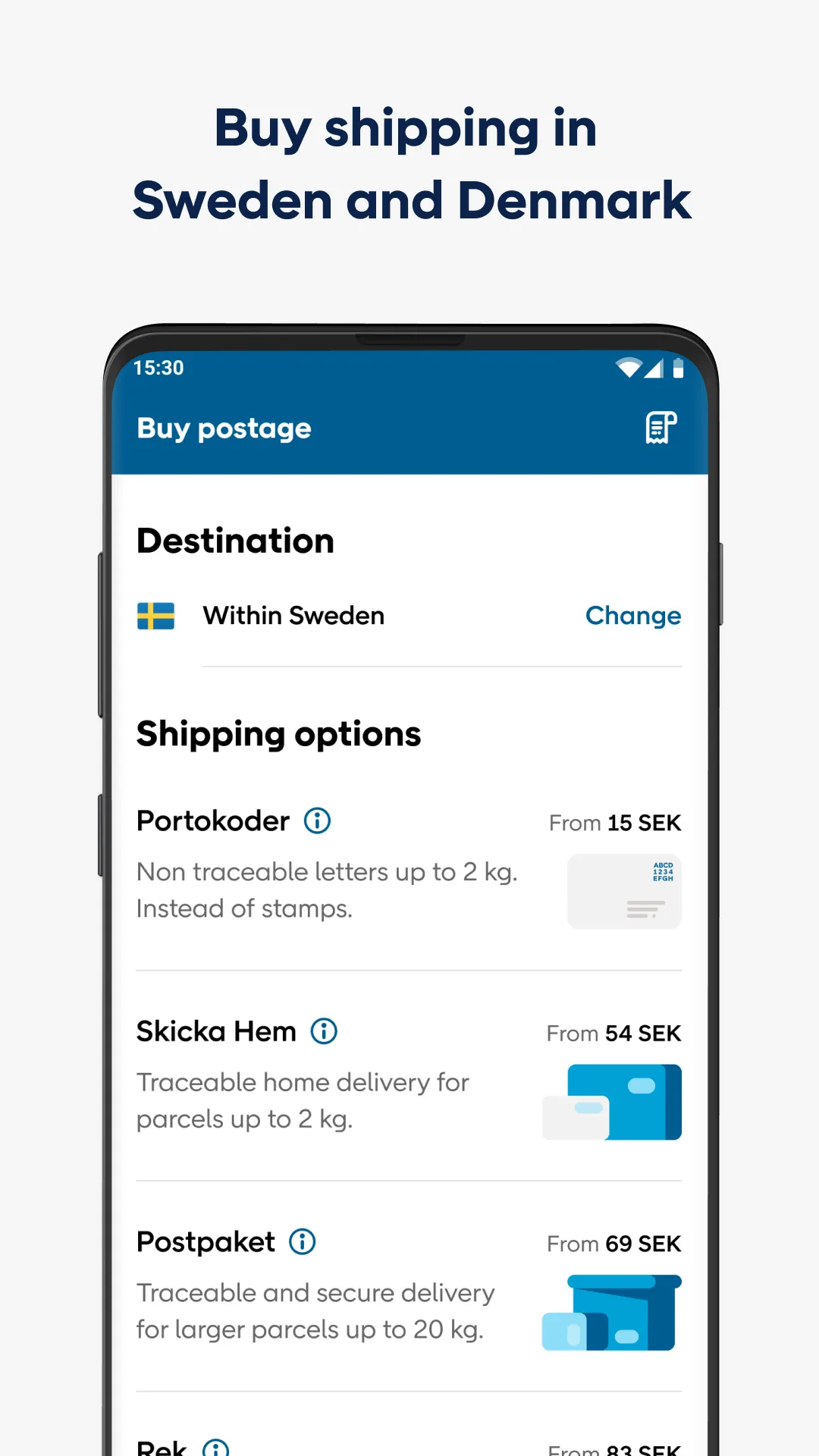 PostNord: Track & Send Parcels | Indus Appstore | Screenshot