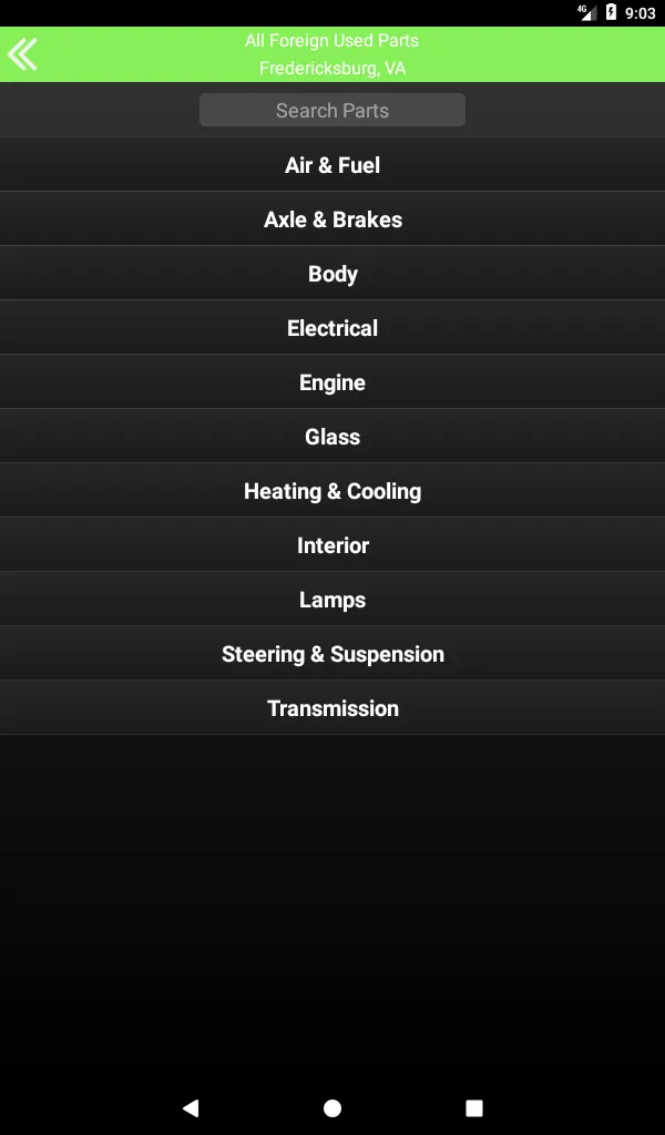 All Foreign Used Auto Parts | Indus Appstore | Screenshot