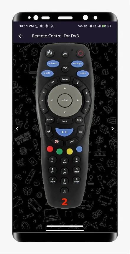 Remote Control For DVB | Indus Appstore | Screenshot