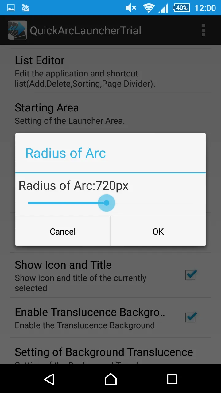 [TRIAL] Quick Arc Launcher | Indus Appstore | Screenshot