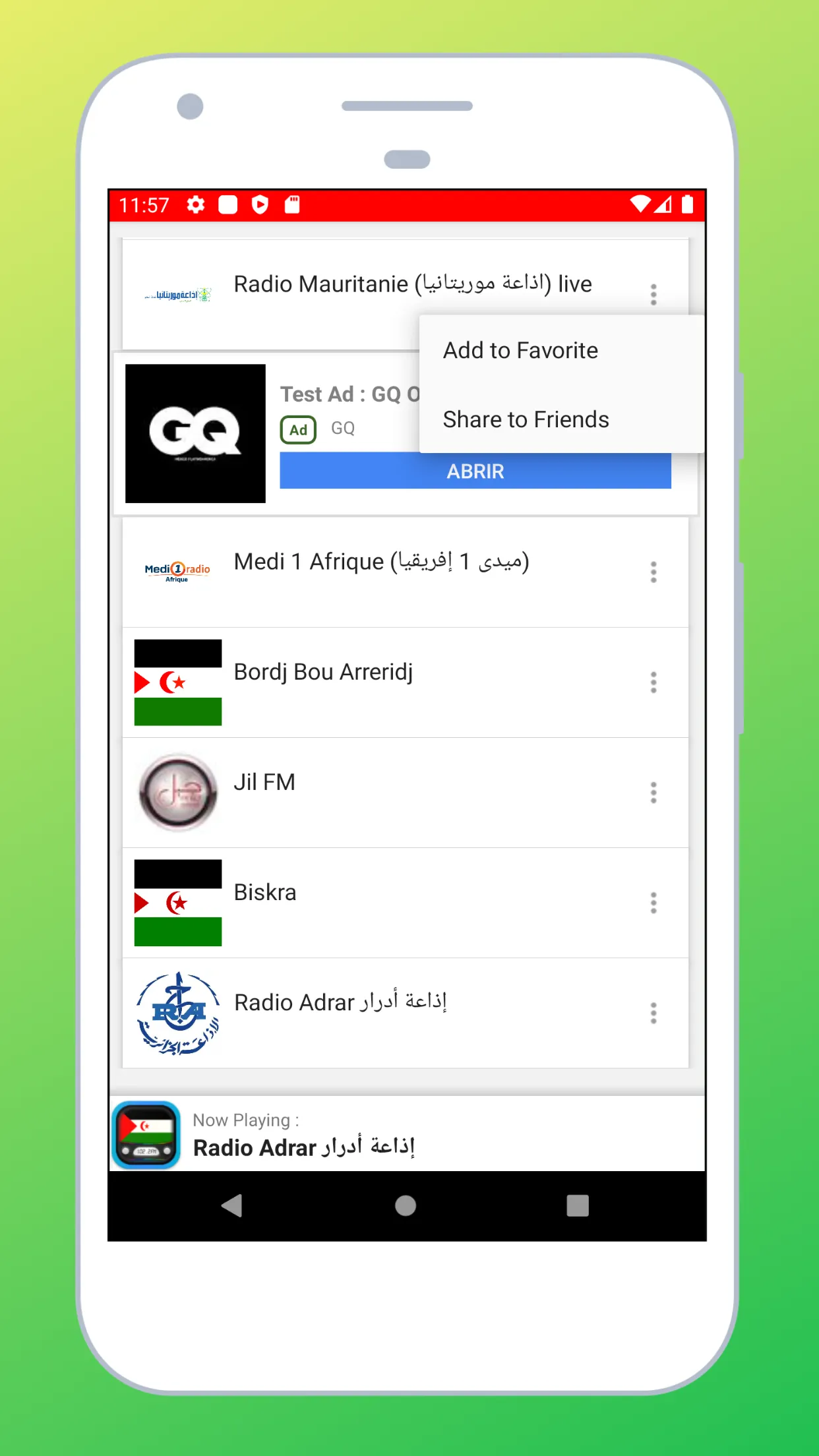 Radio Western Sahara FM and AM | Indus Appstore | Screenshot