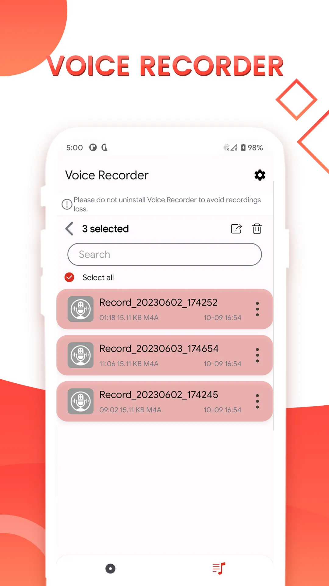 Voice Recorder | Indus Appstore | Screenshot