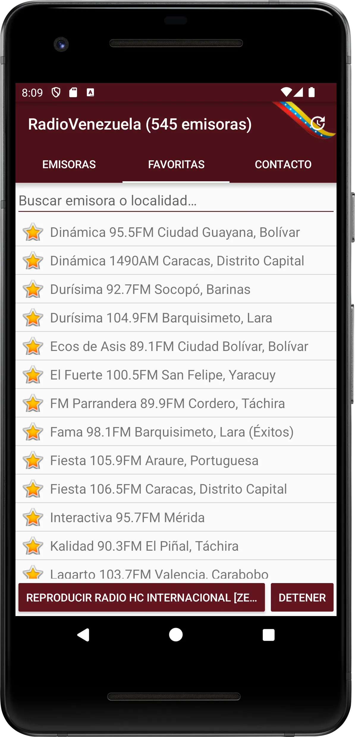 RadioVenezuela: 500+ stations | Indus Appstore | Screenshot