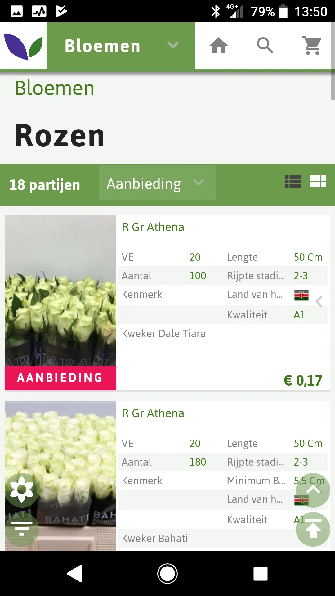 FlowerSale.nl | Indus Appstore | Screenshot