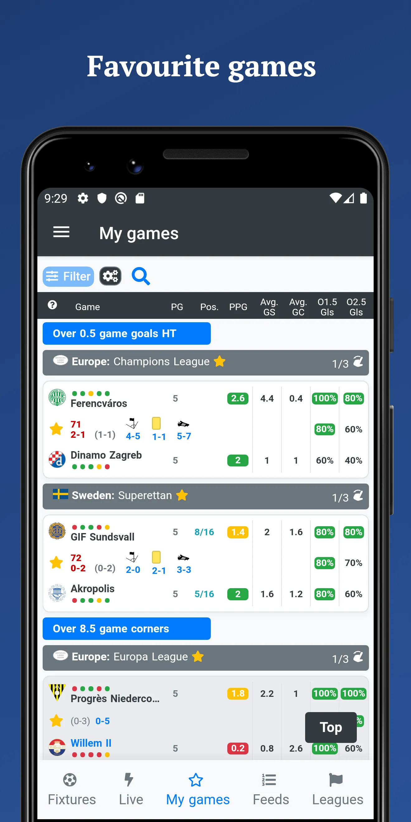 MakeYourStats - football stats | Indus Appstore | Screenshot