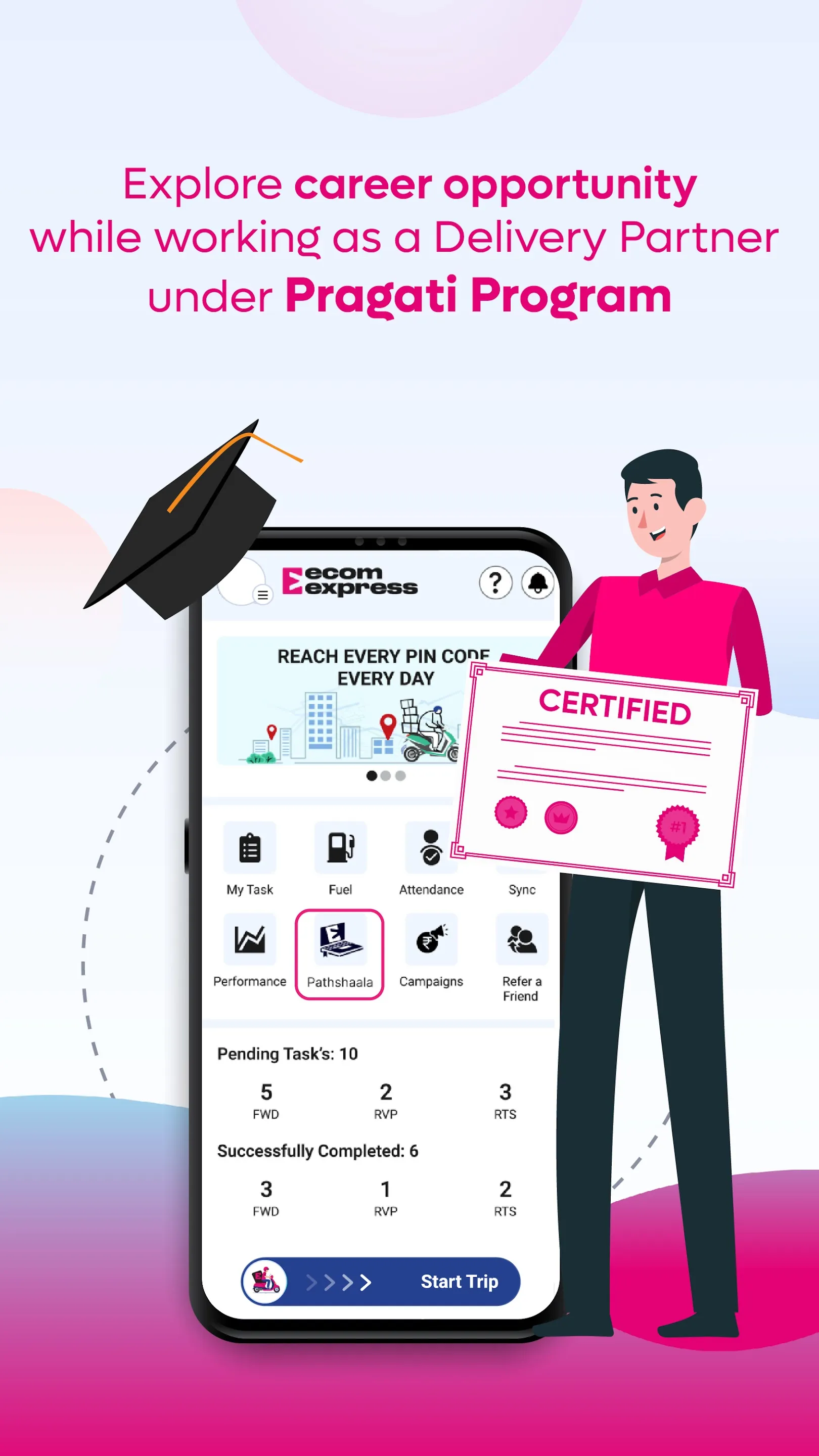 Ecom Sathi Delivery Partner | Indus Appstore | Screenshot