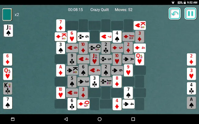 Crazy Quilt Solitaire | Indus Appstore | Screenshot