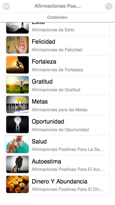 Afirmaciones Positivas | Indus Appstore | Screenshot