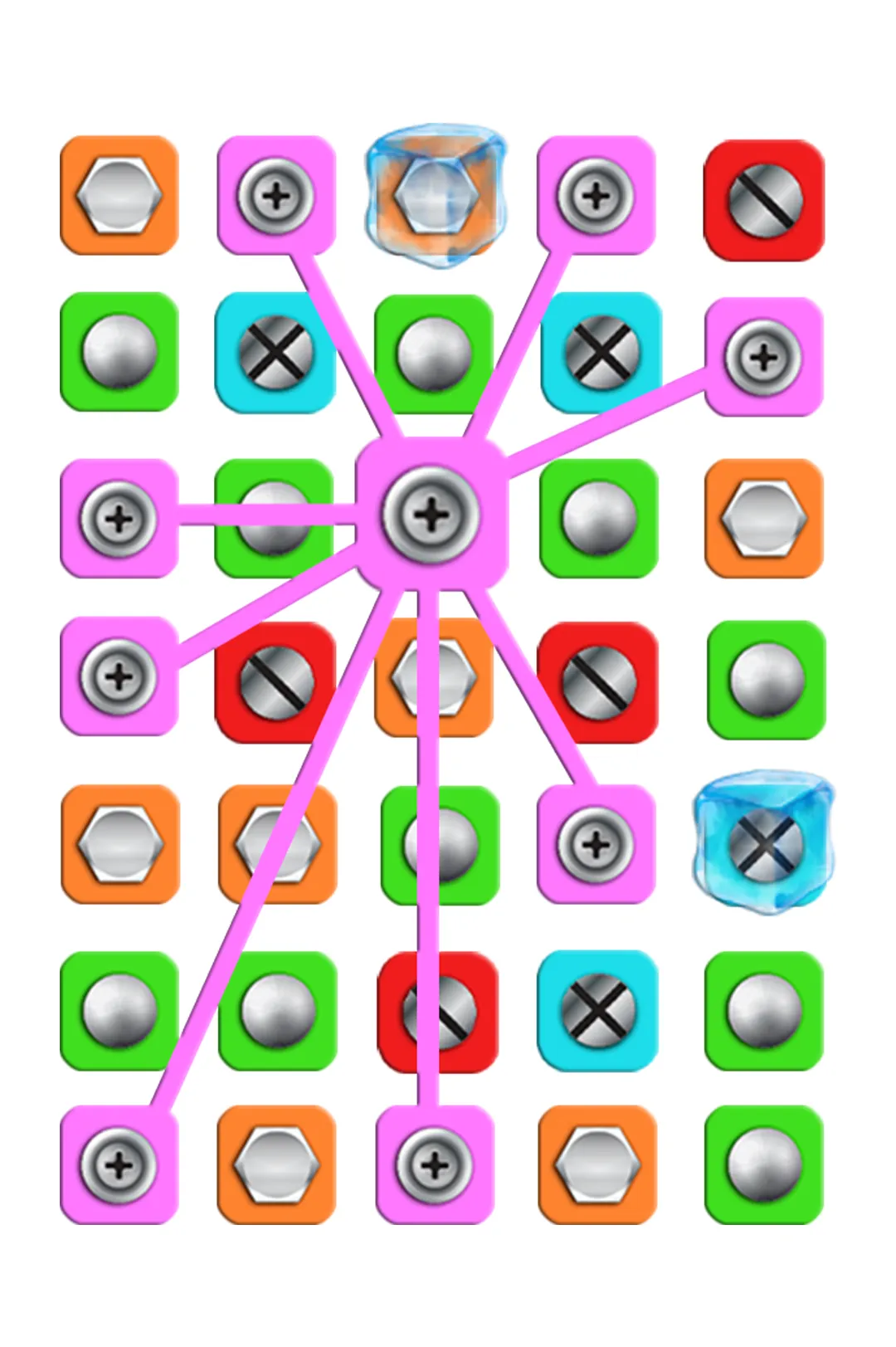 Nuts & Bolts Match 3 Puzzle | Indus Appstore | Screenshot