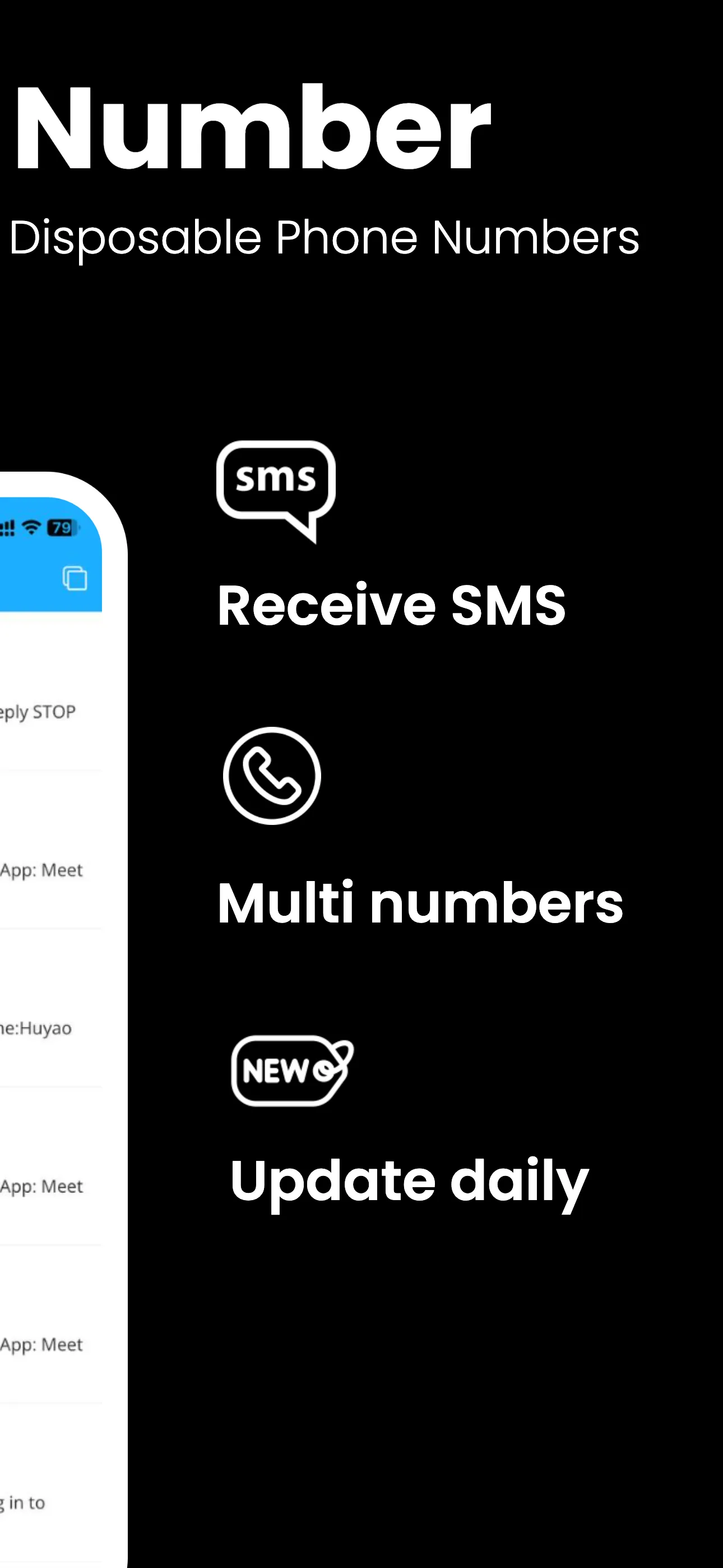 Temp Number - Receive SMS | Indus Appstore | Screenshot