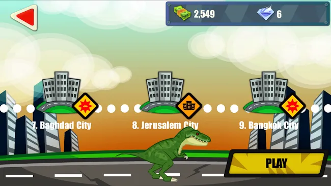 Jurassic Dinosaur City Rampage | Indus Appstore | Screenshot