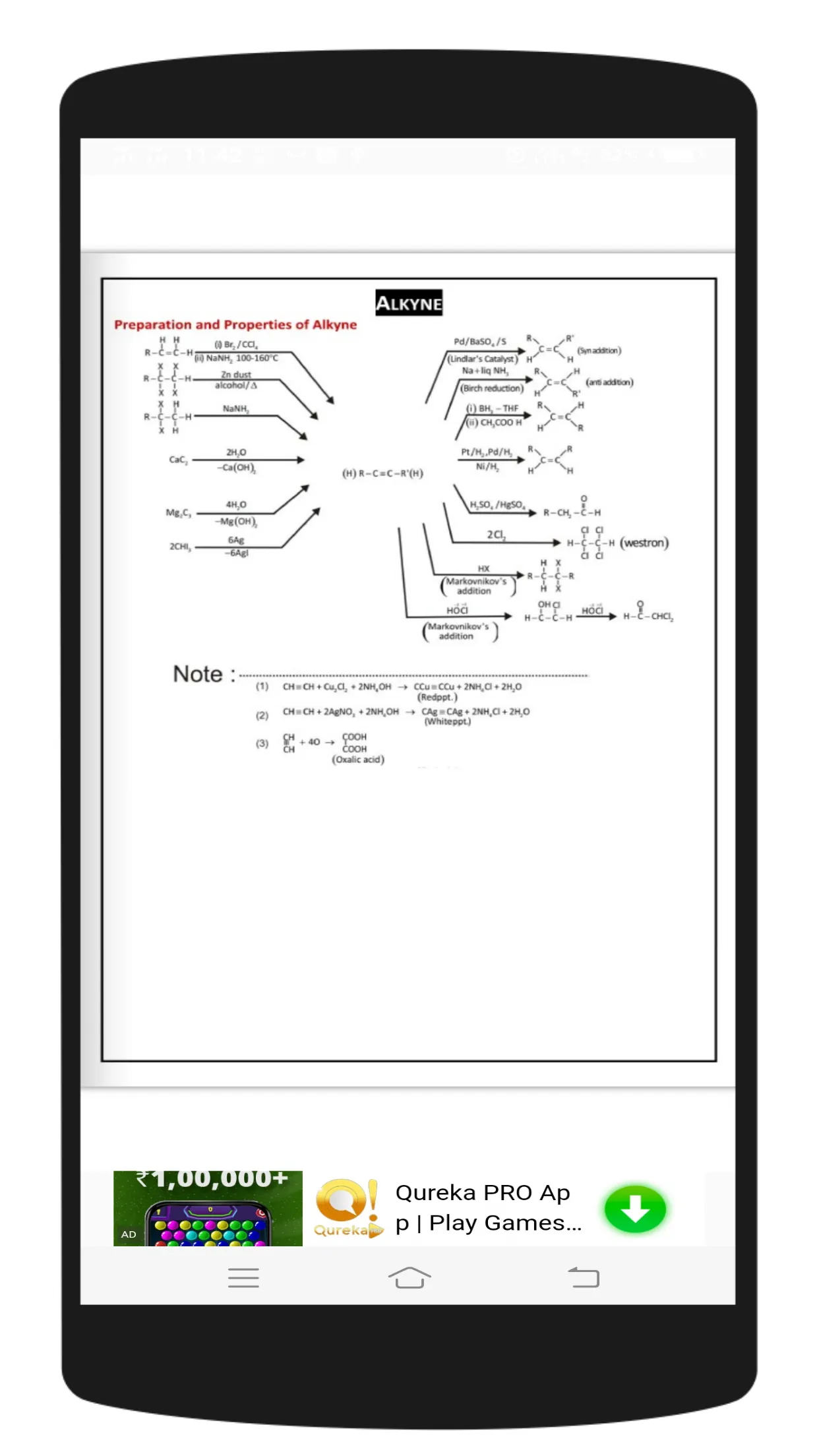 ORGANIC CHEMISTRY FORMULA BOOK | Indus Appstore | Screenshot