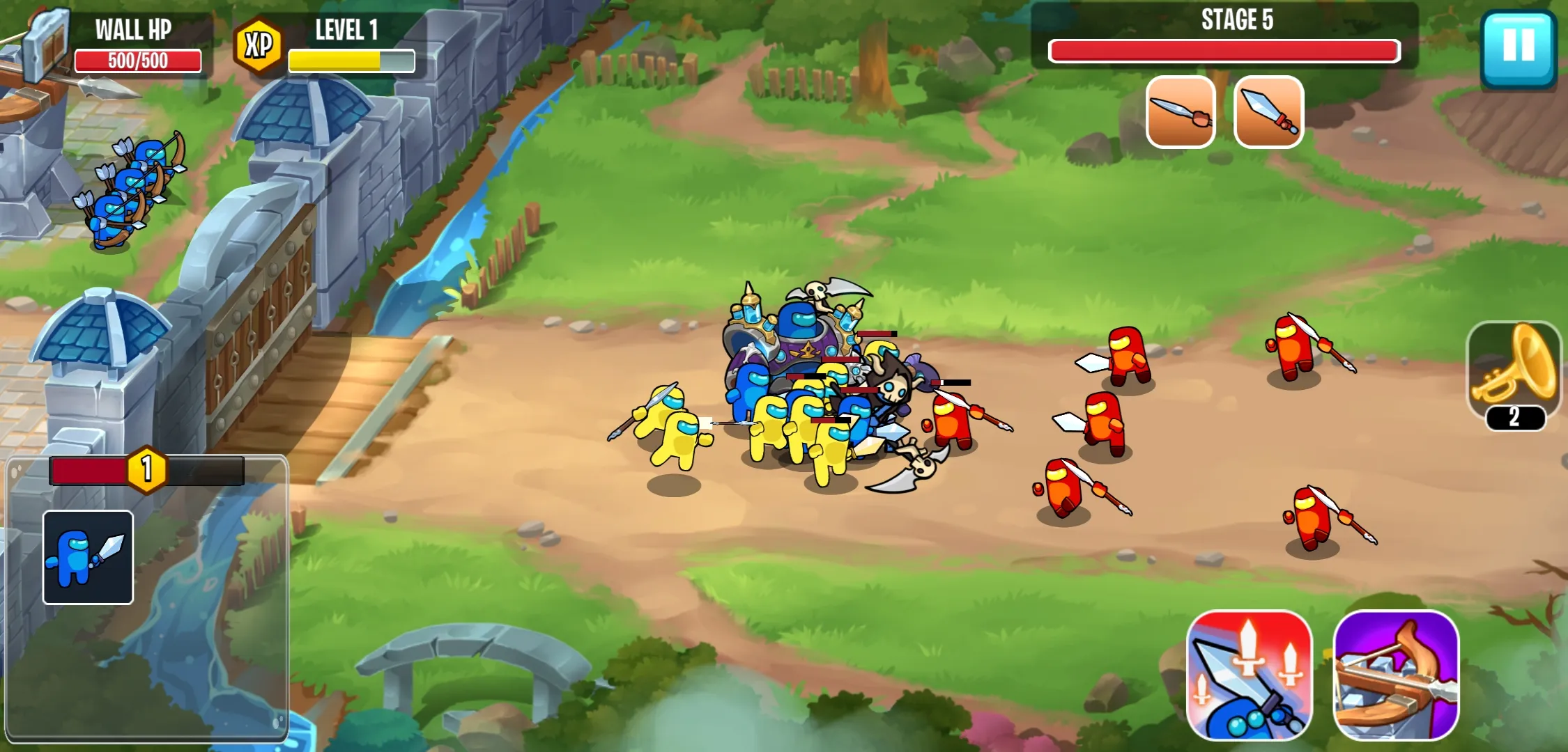 Warriors Defend: Castle Defend | Indus Appstore | Screenshot