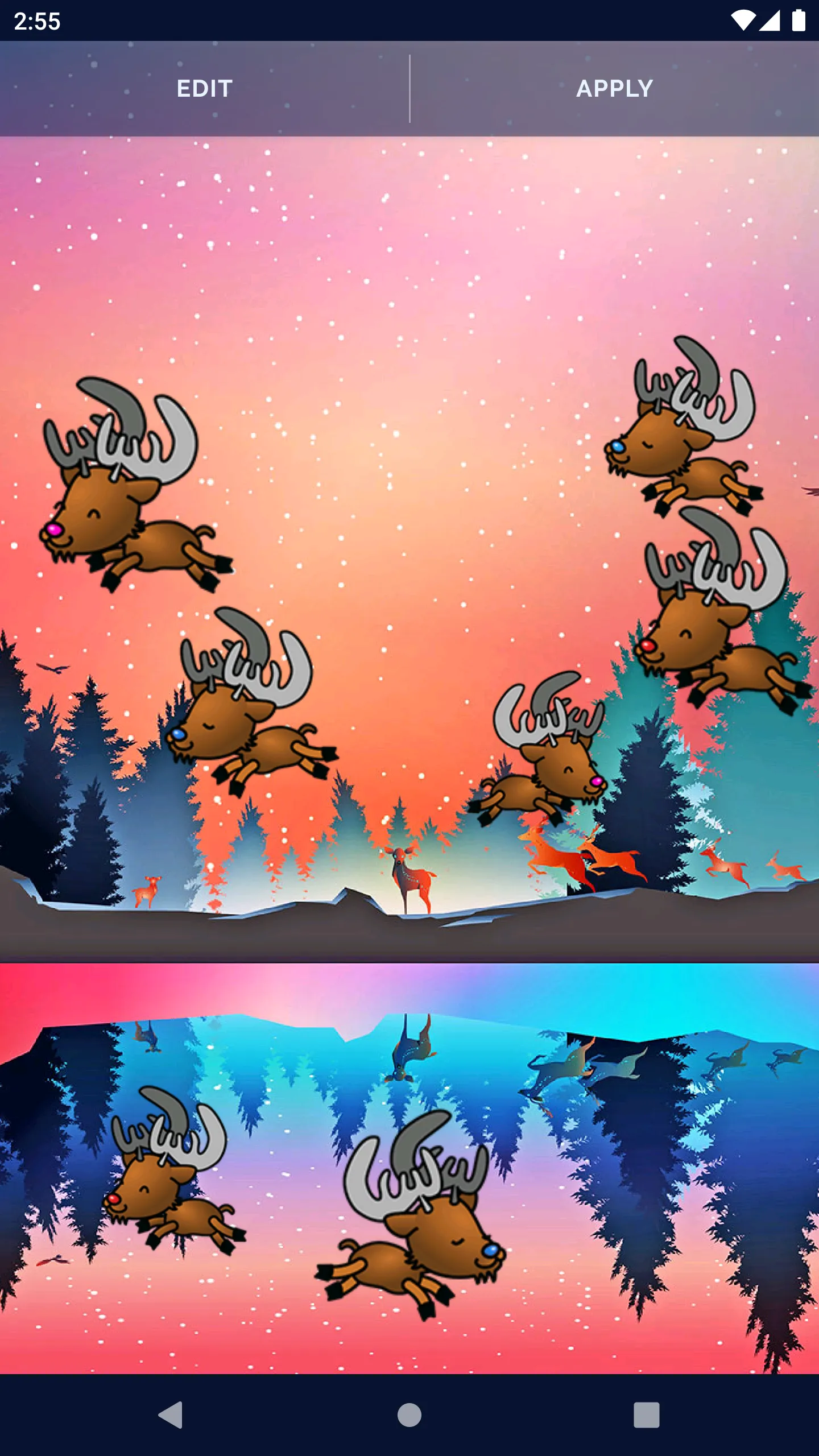 Reindeer HD Live Wallpaper | Indus Appstore | Screenshot