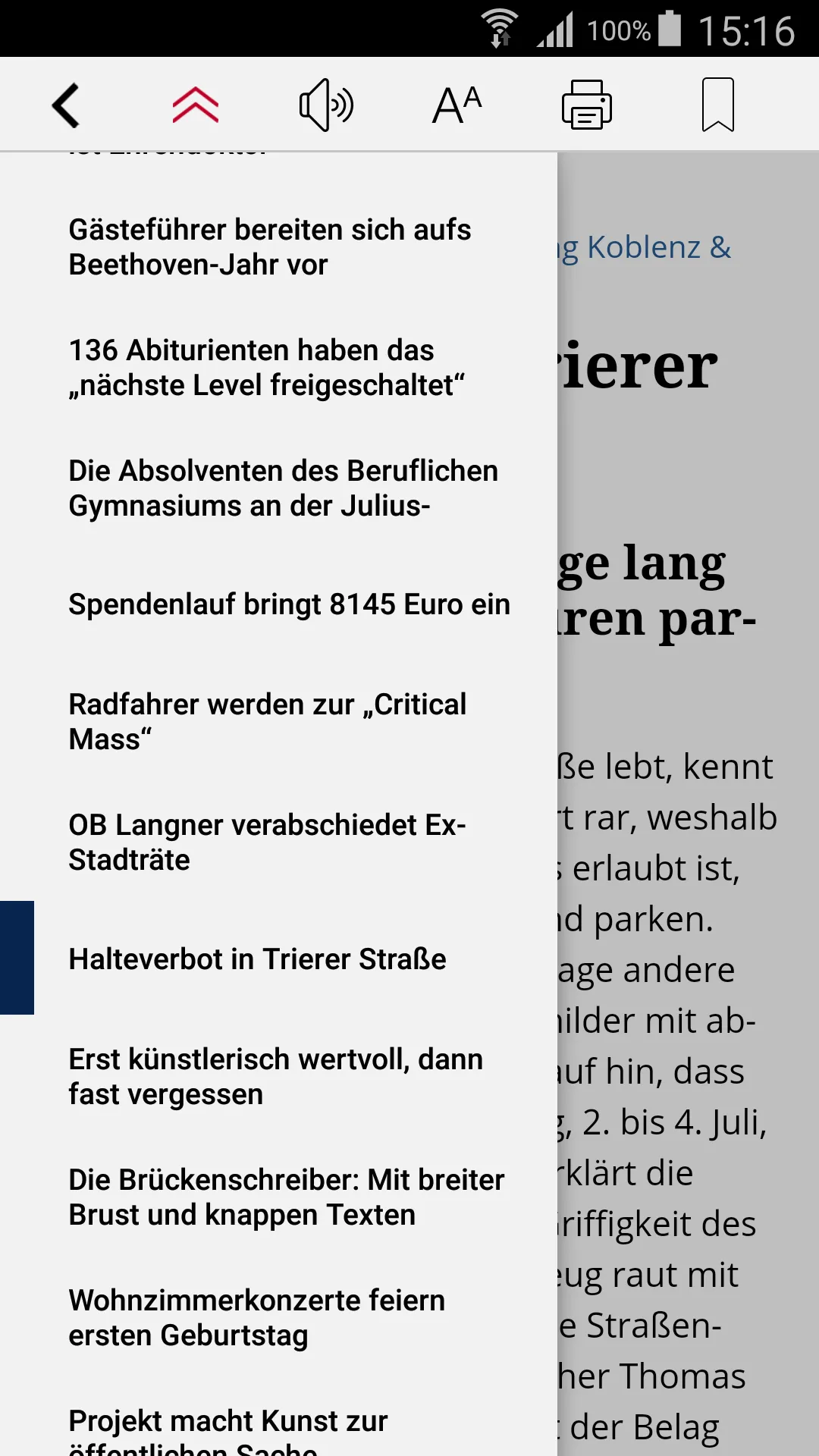 E-Paper der Rhein-Zeitung | Indus Appstore | Screenshot