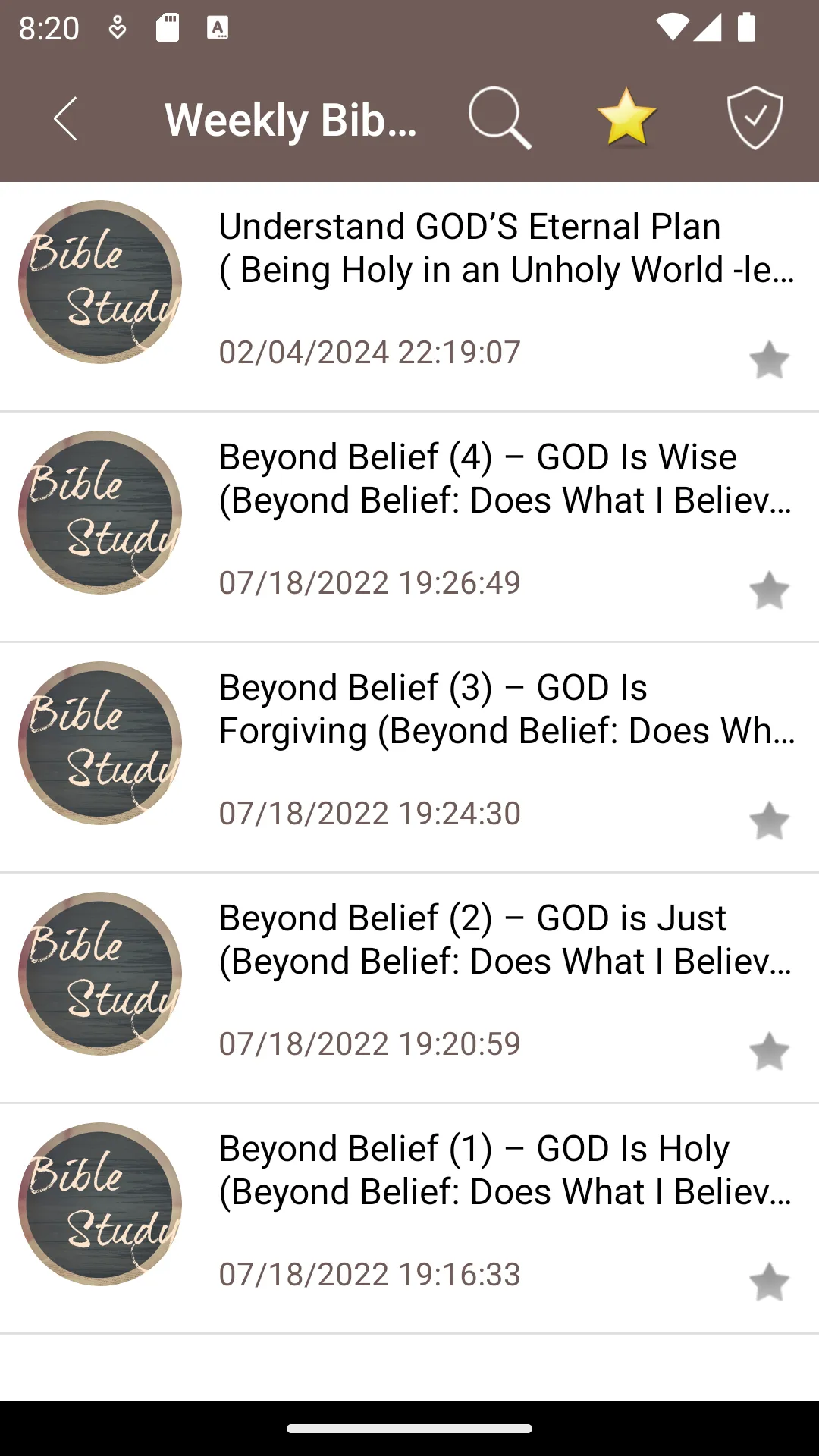 Weekend Bible Study- Weekly | Indus Appstore | Screenshot