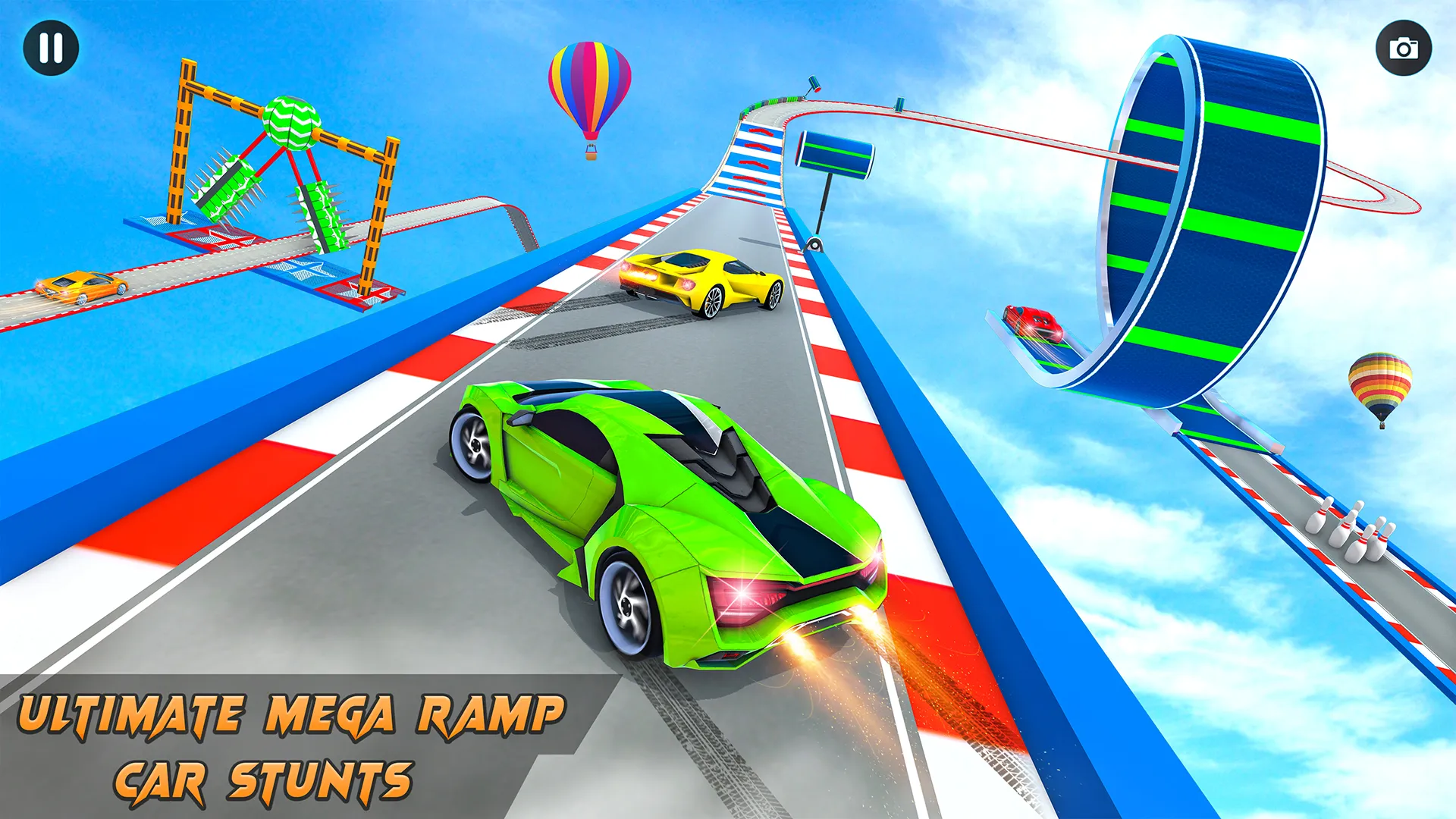 Mega Ramp Superhero Car Game | Indus Appstore | Screenshot