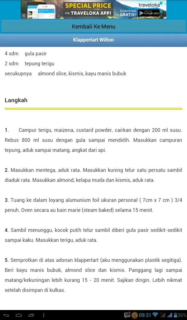 Kumpulan Resep Makanan Ringan | Indus Appstore | Screenshot