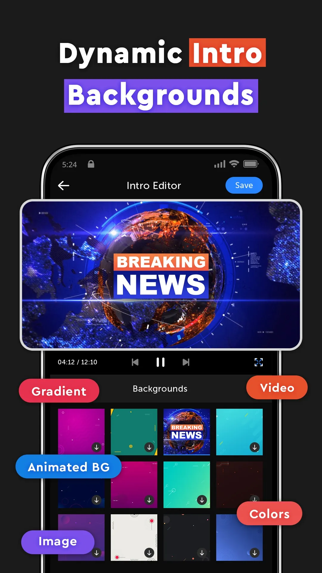 Intro Promo Video Maker Introz | Indus Appstore | Screenshot