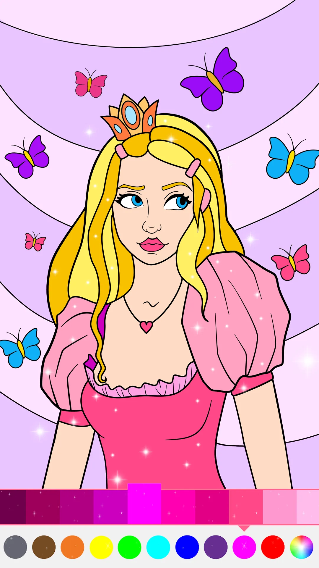 Girls Princess Coloring Book | Indus Appstore | Screenshot