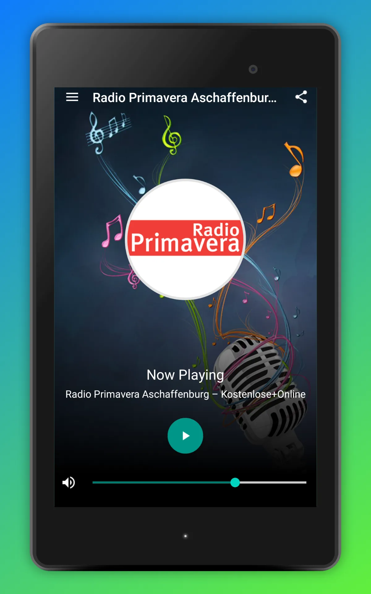 Radio Primavera Aschaffenburg | Indus Appstore | Screenshot