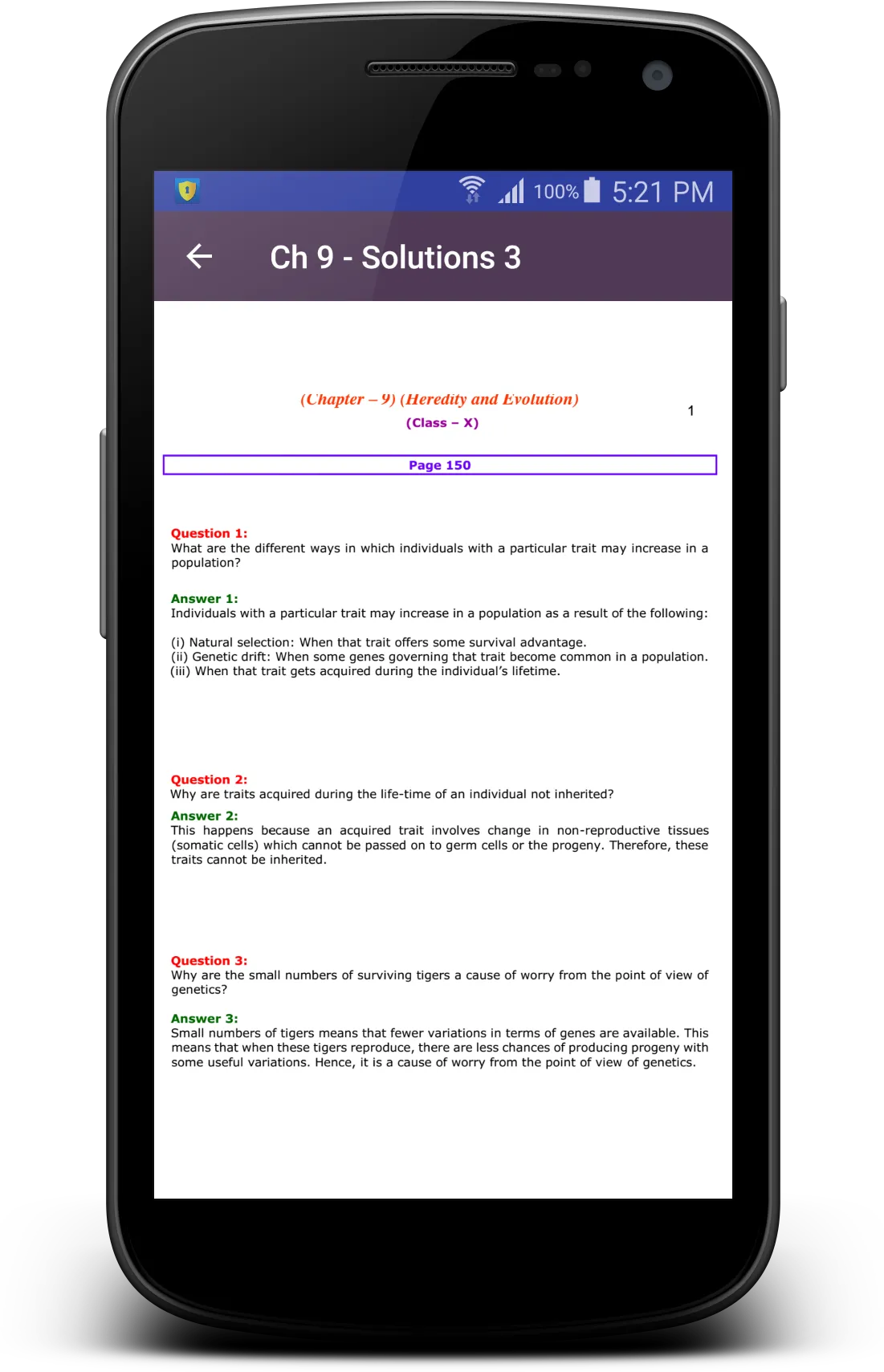 10th Class - CBSE Science Solu | Indus Appstore | Screenshot