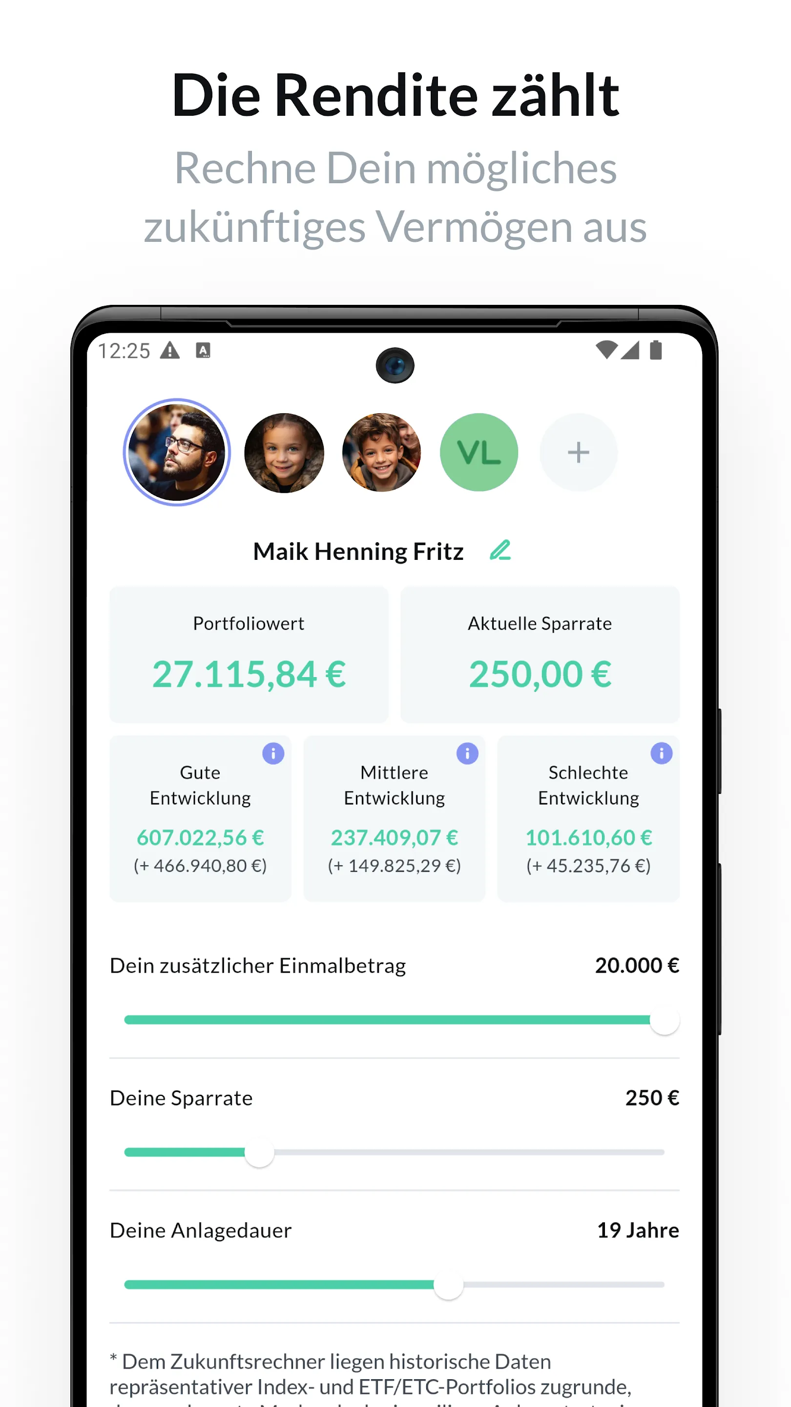 Oskar - Dein ETF Sparplan | Indus Appstore | Screenshot