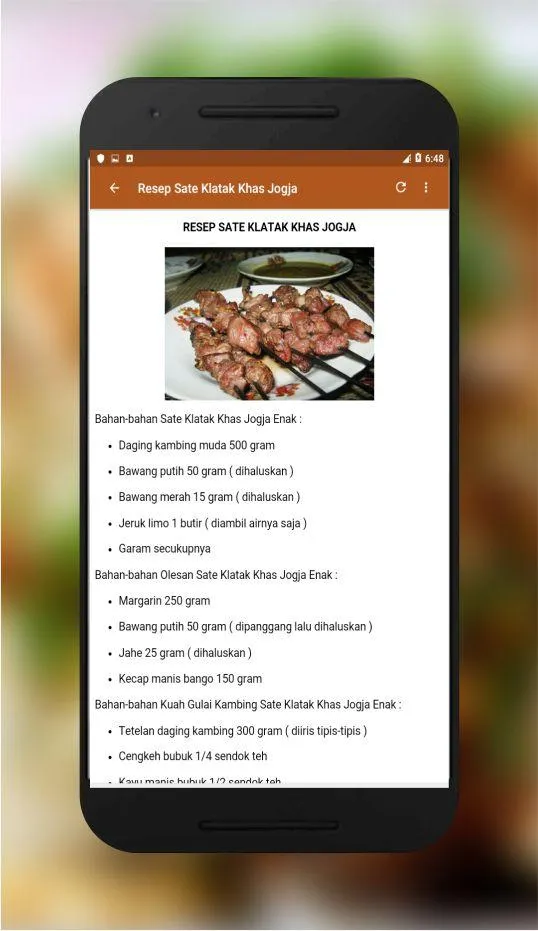 resep masakan jawa tengah | Indus Appstore | Screenshot