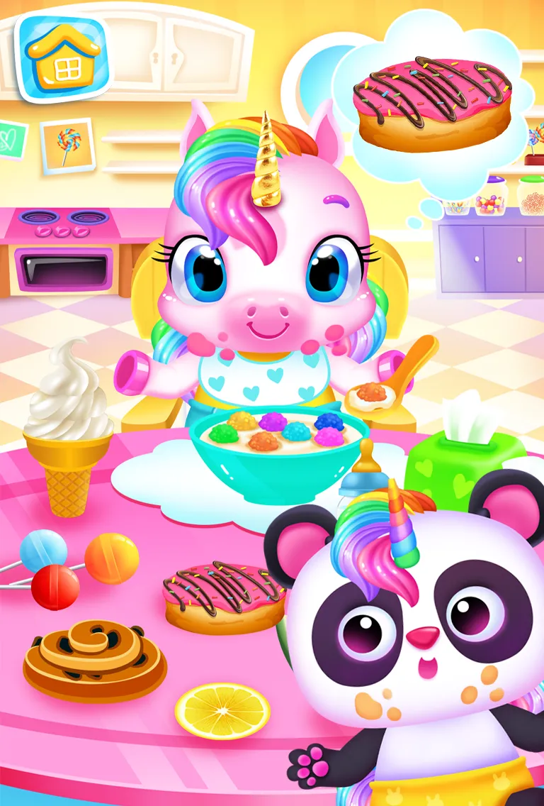 My Baby Unicorn - Pet Care Sim | Indus Appstore | Screenshot