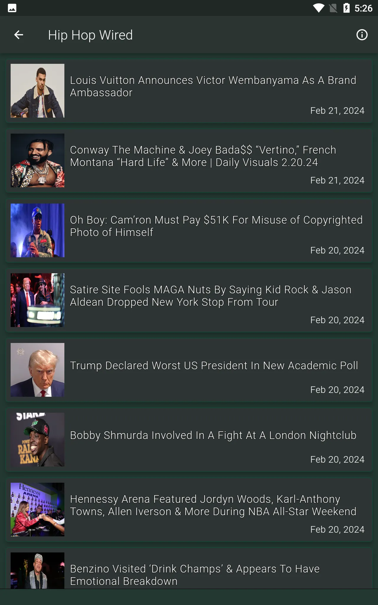 News Of Hip Hop And Rap | Indus Appstore | Screenshot